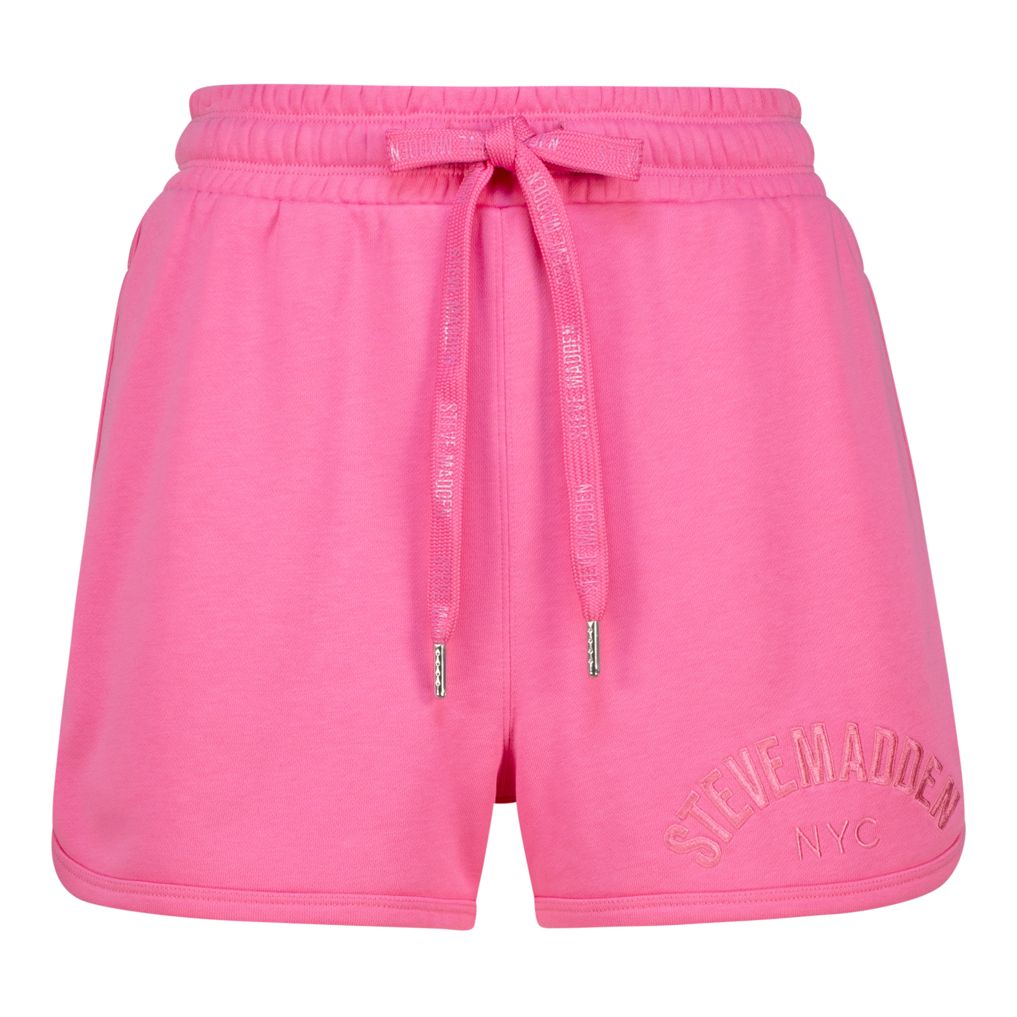 TAMSYN BRIGHT PINK JOGGER SHORTS