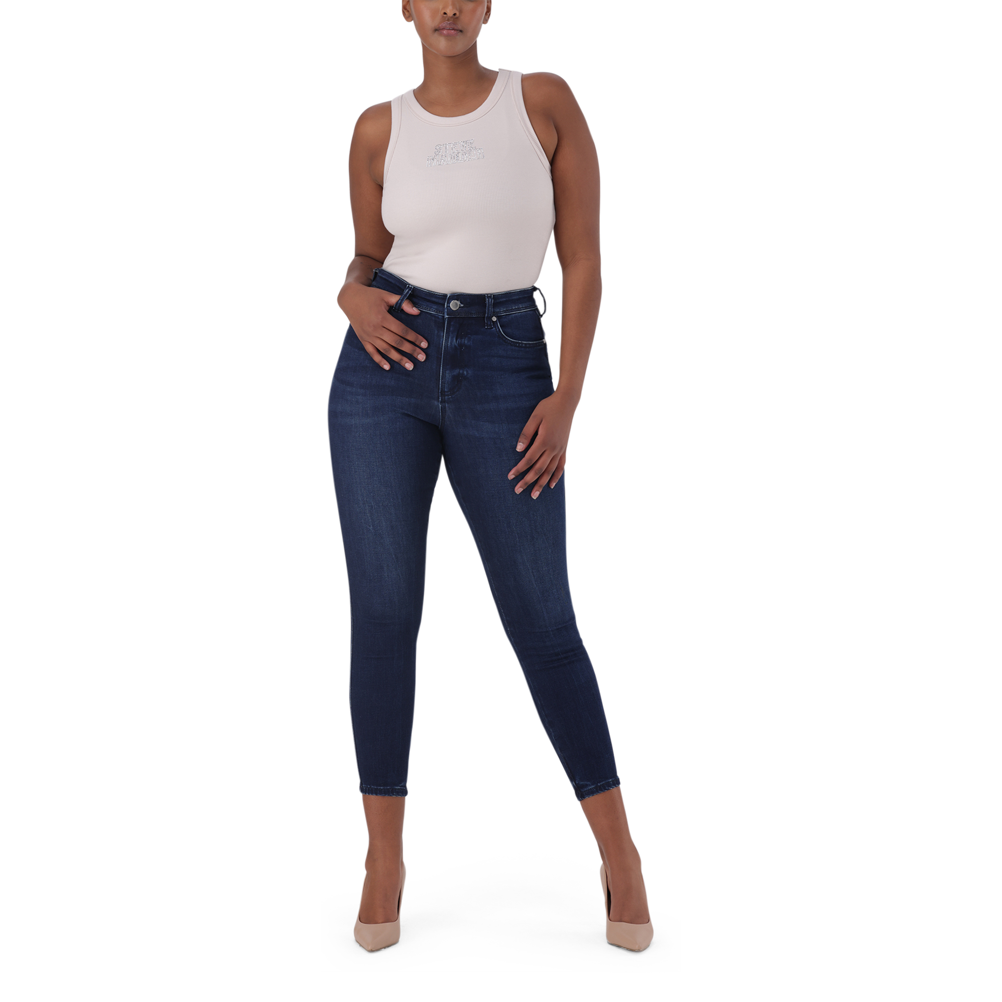 EVA CURVY DARK WASH SKINNY