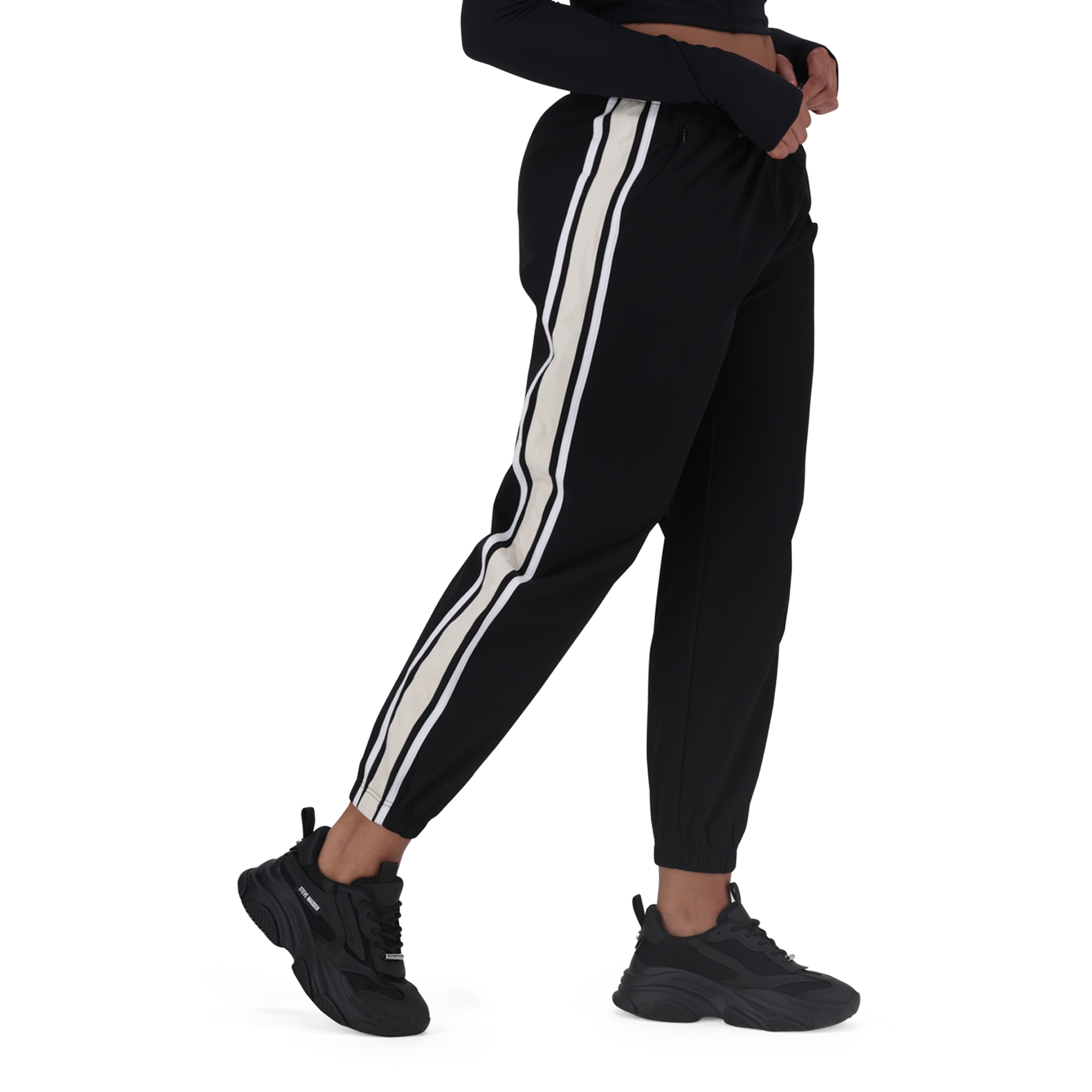 KEILANI BLACK ACTIVE JOGGER