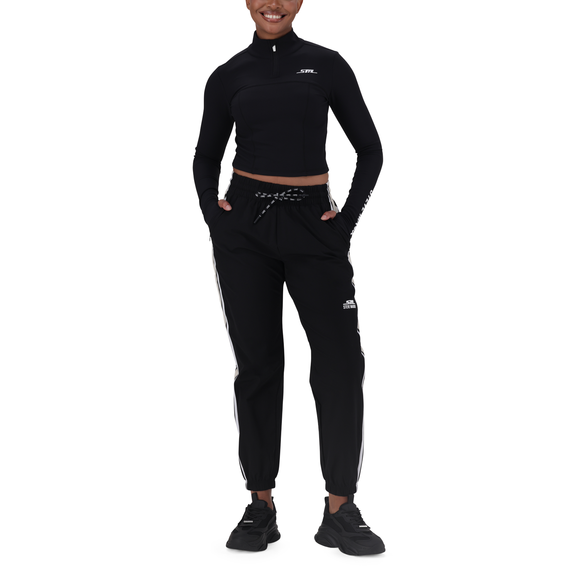 KEILANI BLACK ACTIVE JOGGER
