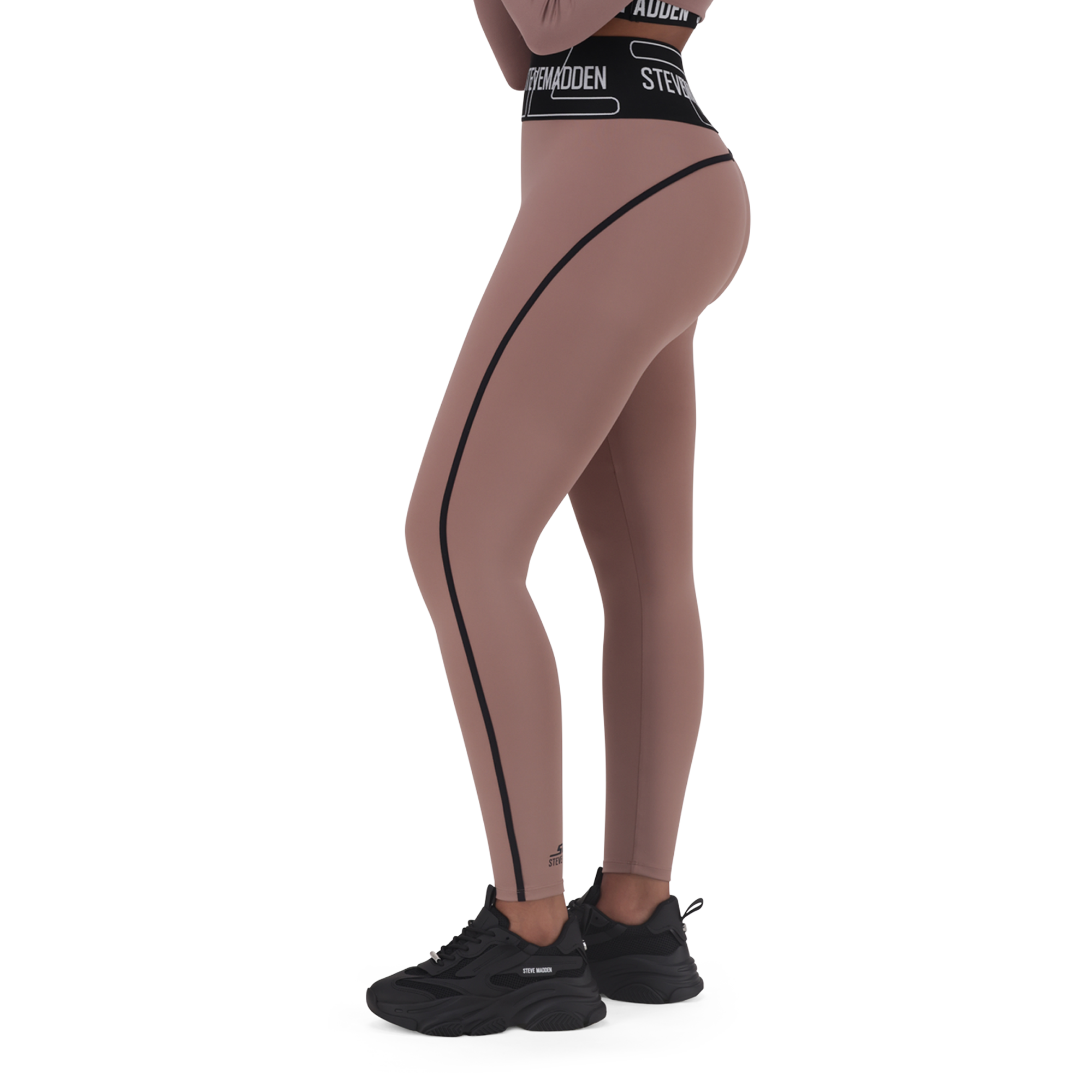 GIANA DARK TAUPE ACTIVE LEGGING