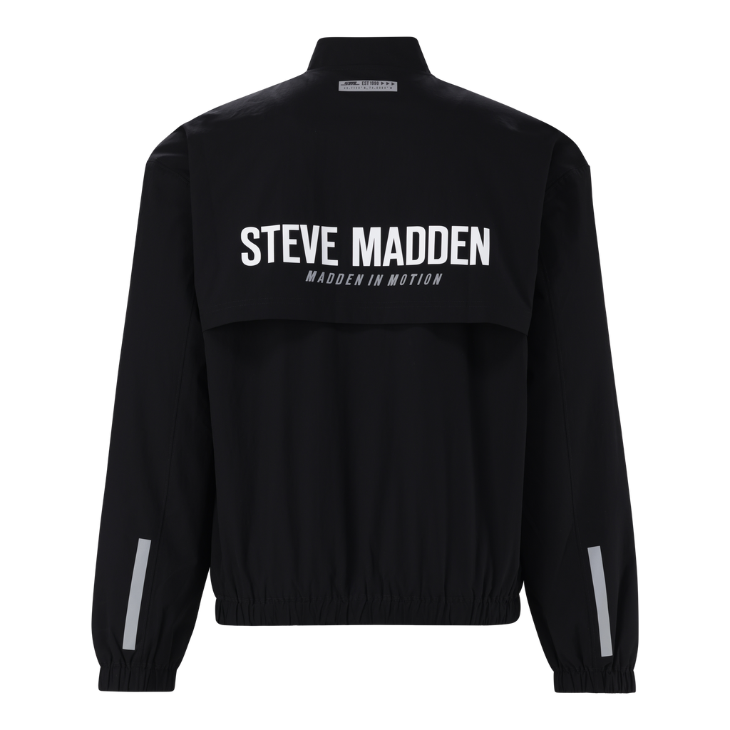 ADAM BLACK ACTIVE FULL ZIP WIND BREAKER