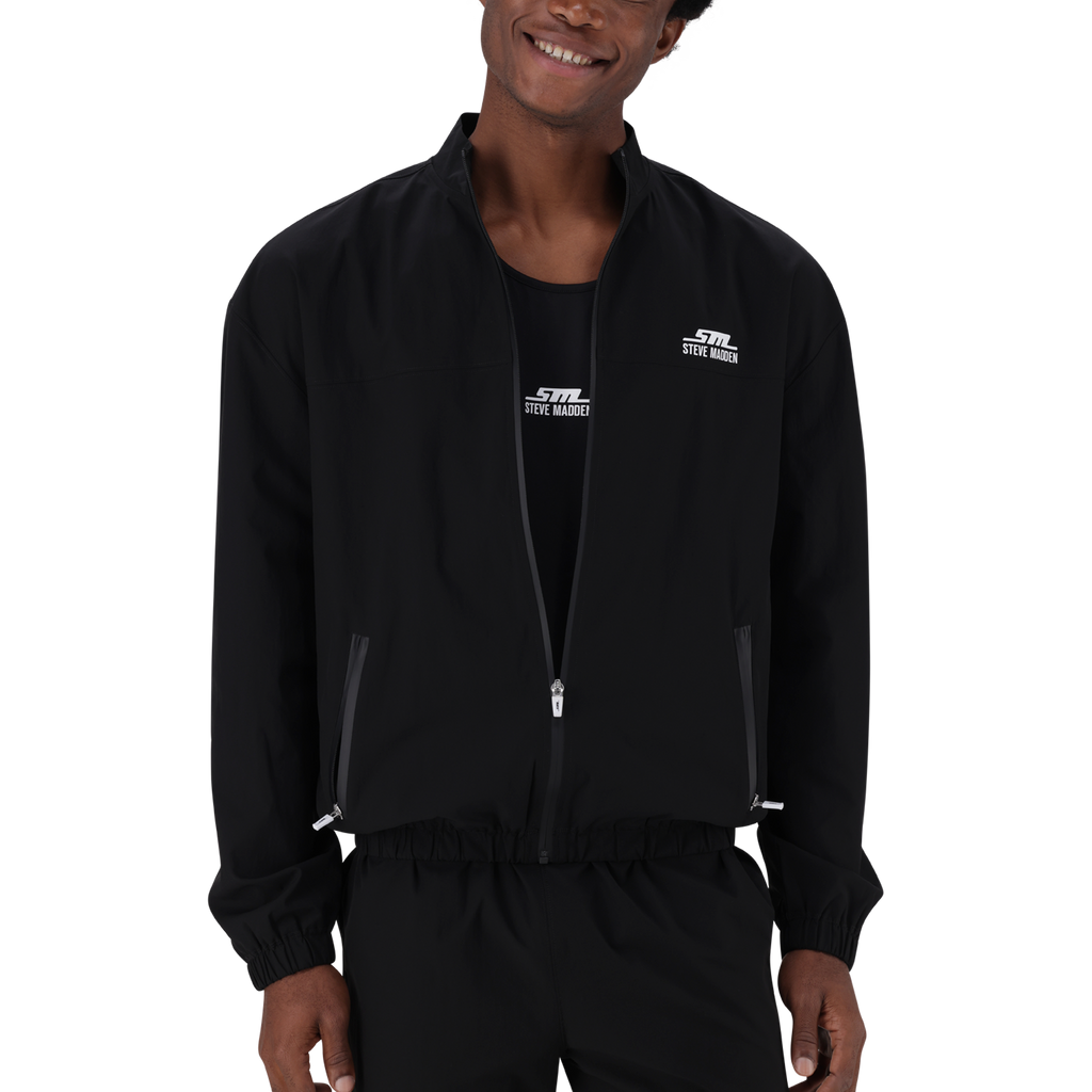 ADAM BLACK ACTIVE FULL ZIP WIND BREAKER