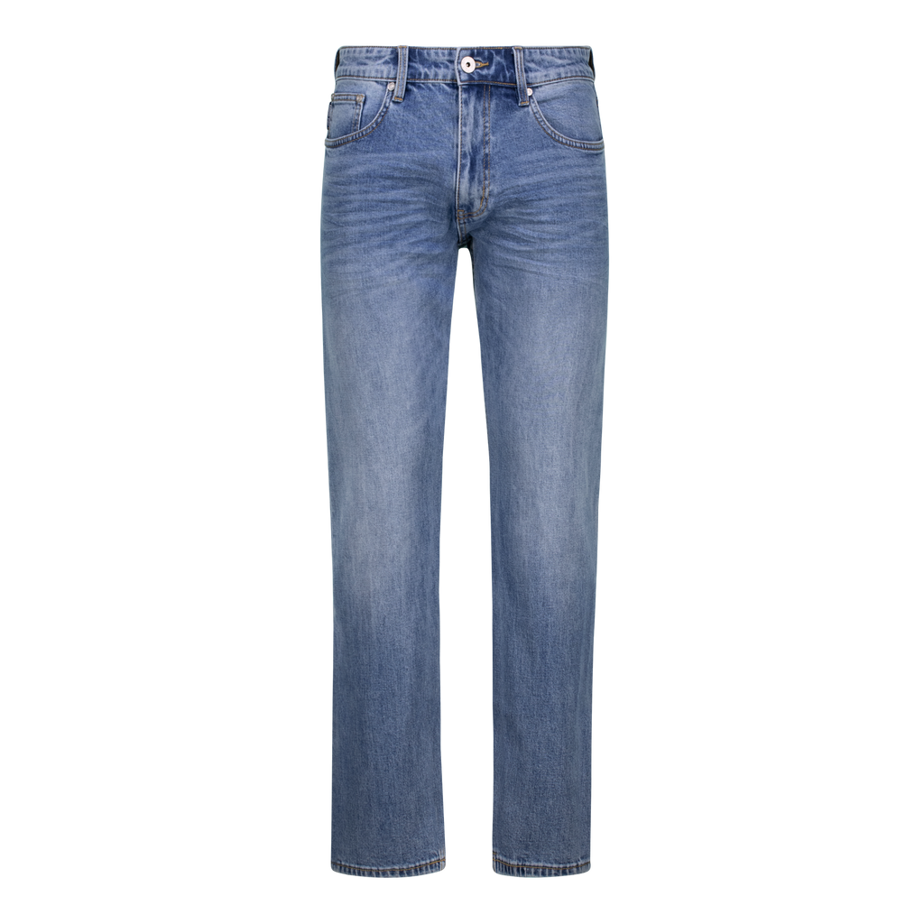 KAIRO SLIM STRAIGHT MID WASH JEANS