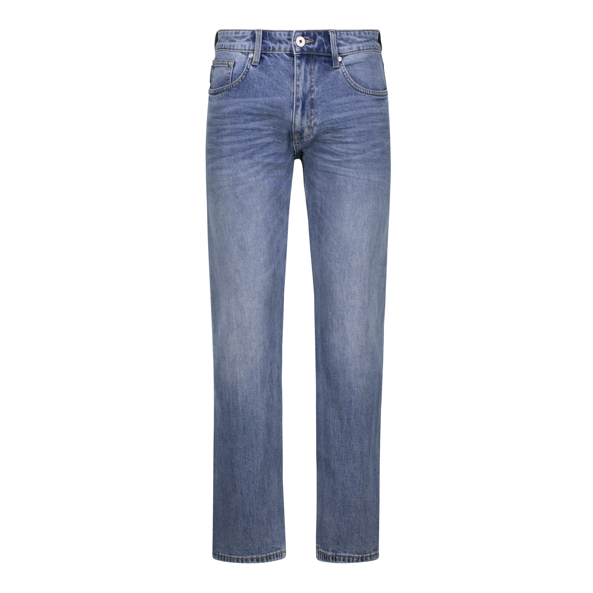 KAIRO SLIM STRAIGHT MID WASH JEANS