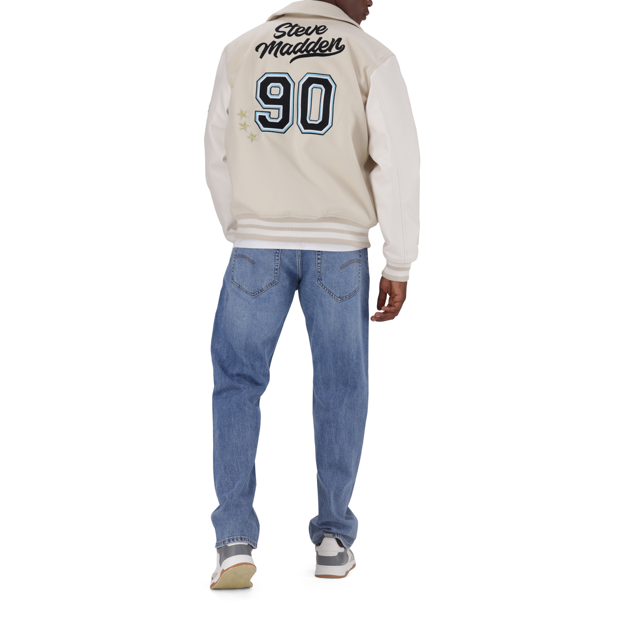 JETT CREAM BASEBALL JACKET