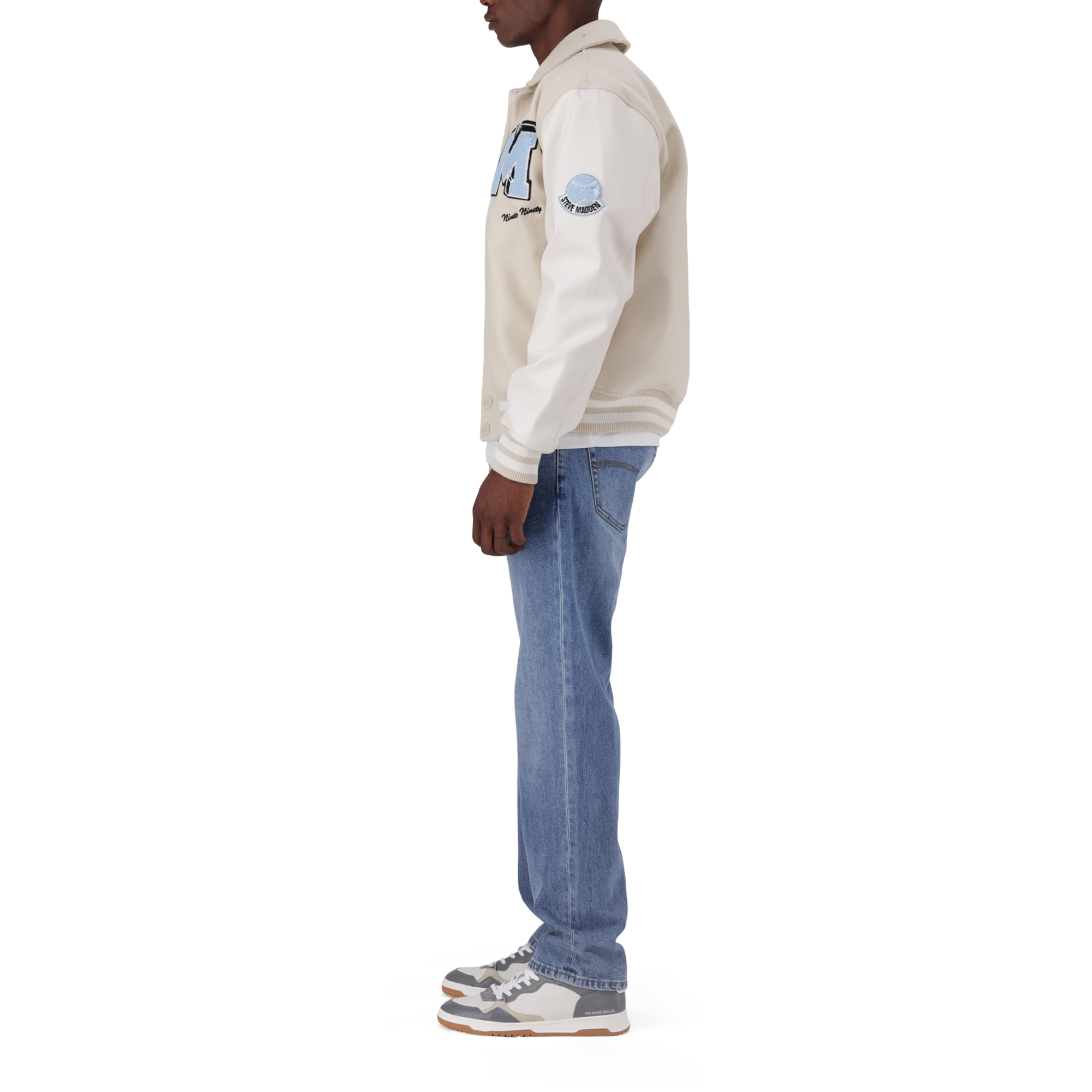 JETT CREAM BASEBALL JACKET