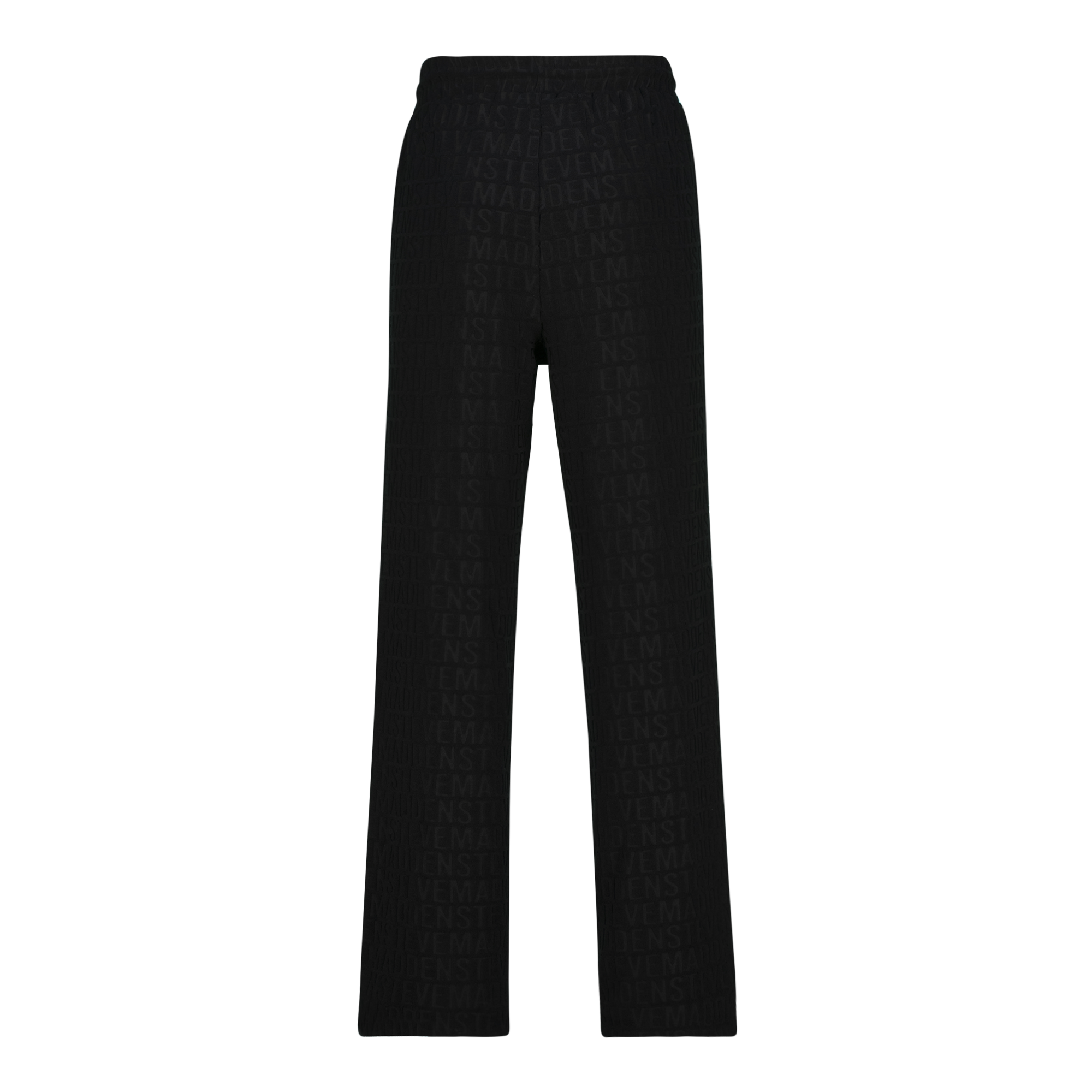 JULIO BLACK STRAIGHT LEG JOGGER WITH EMBOSSED LOGO