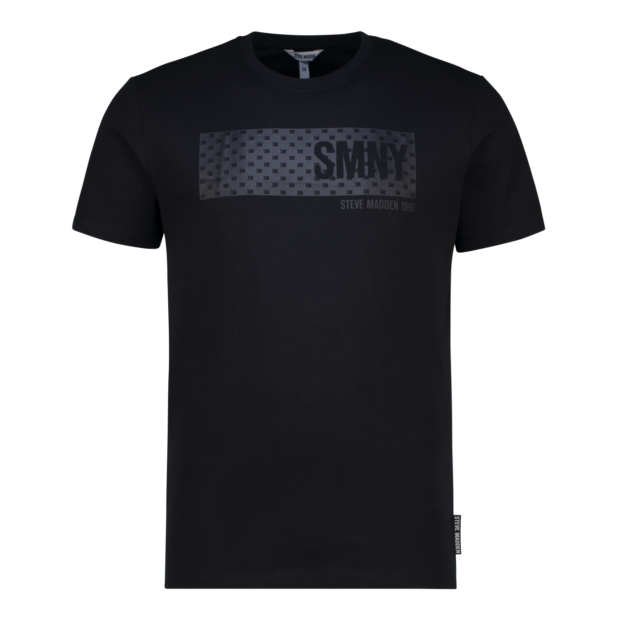 REECE BLACK CREW NECK T-SHIRT
