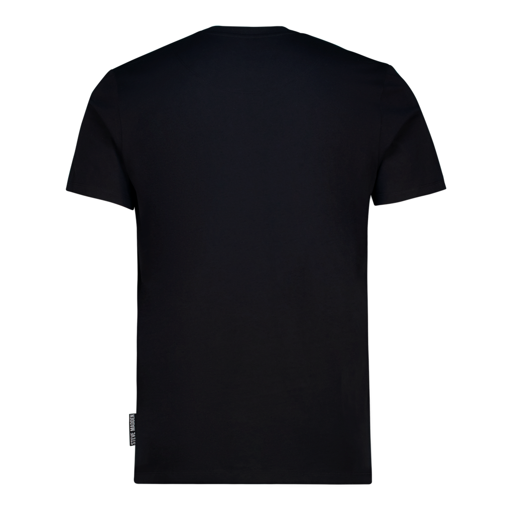 REECE BLACK CREW NECK T-SHIRT