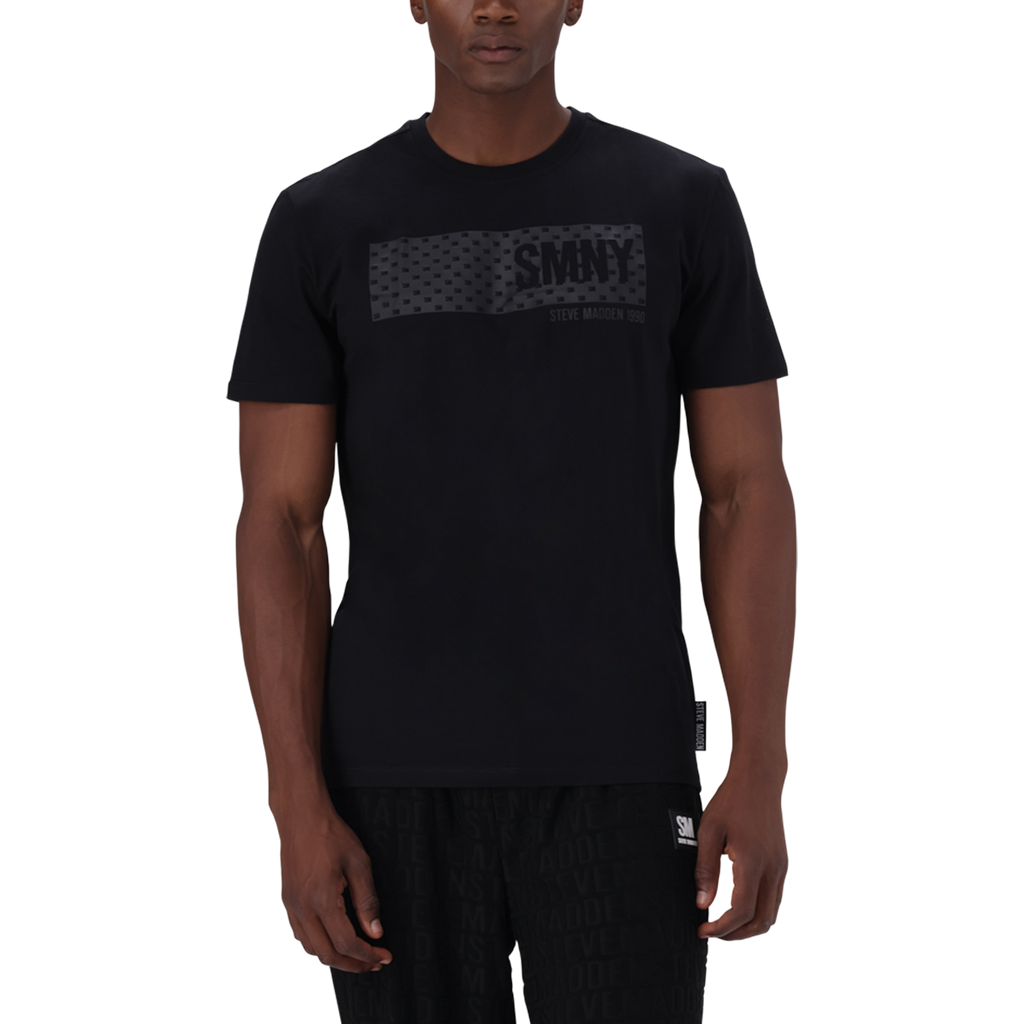 REECE BLACK CREW NECK T-SHIRT