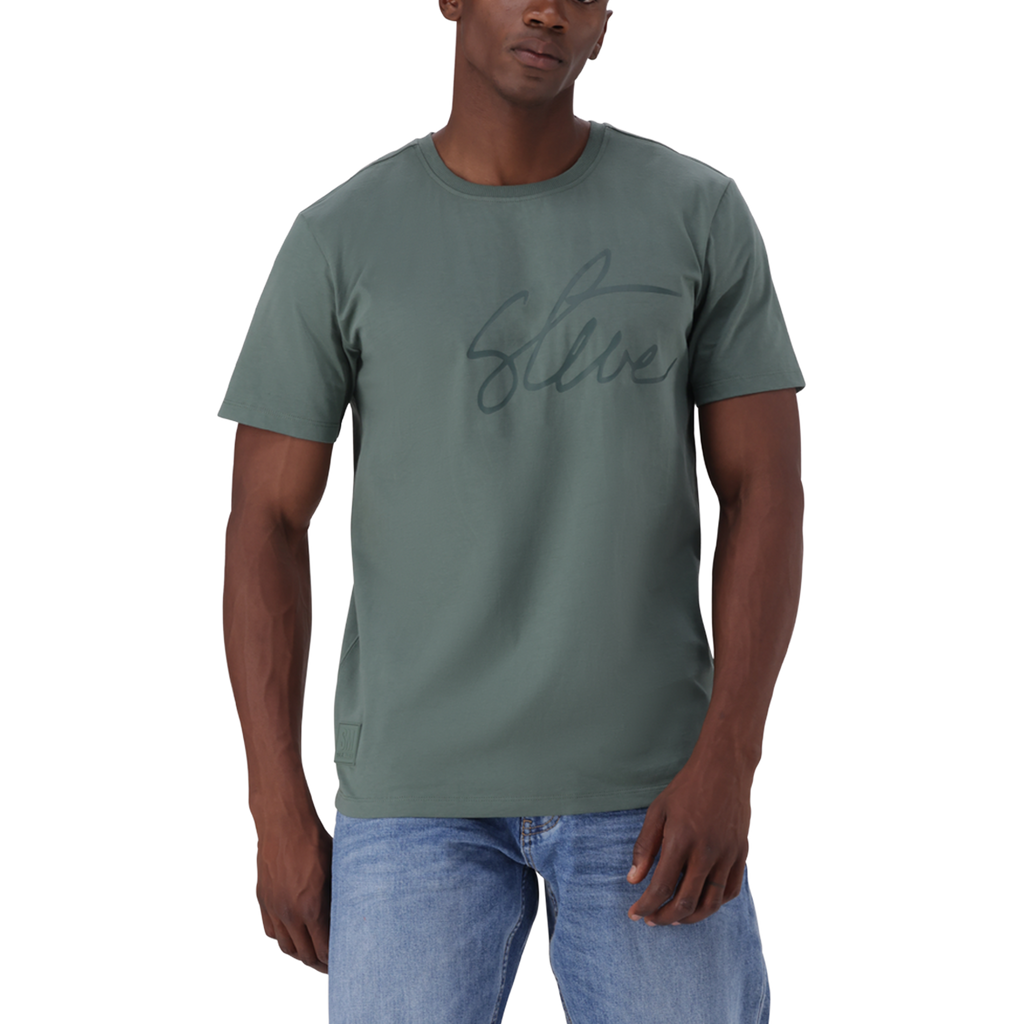 OMARI SAGE CREW NECK T-SHIRT