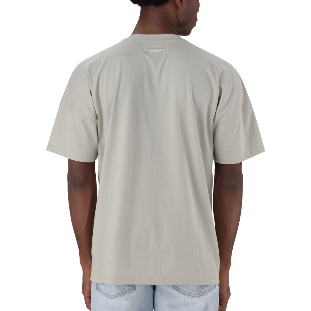 RANCO SUSTAINED GREY CREW NECK T-SHIRT