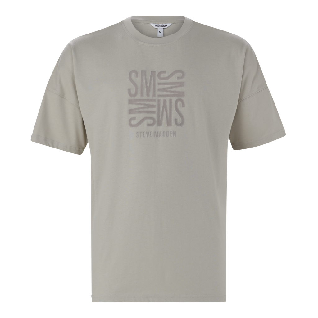 RANCO SUSTAINED GREY CREW NECK T-SHIRT