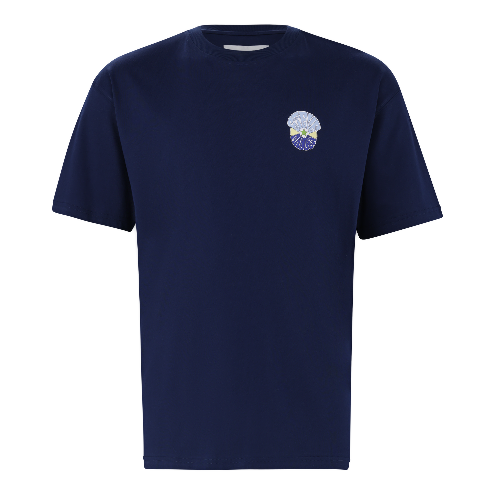 QUINCY NAVY CREW NECK T-SHIRT