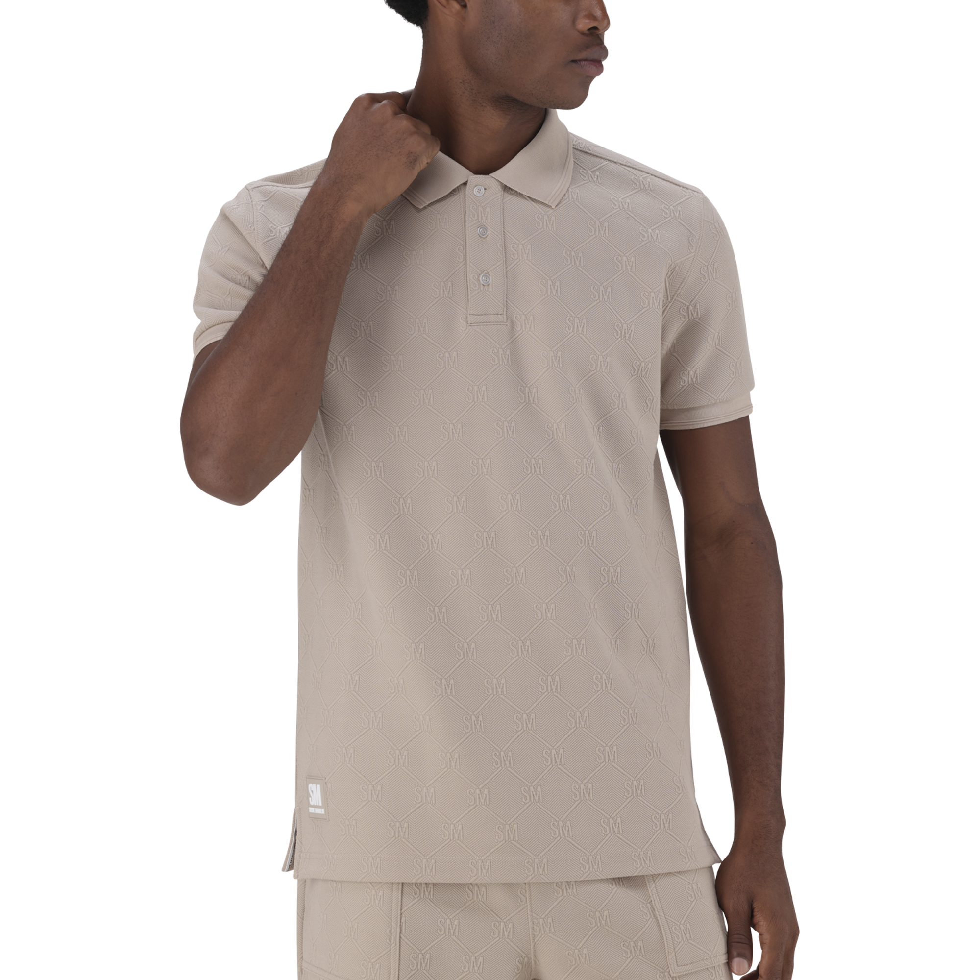 PAUL NEUTRAL JACQUARD GOLFER