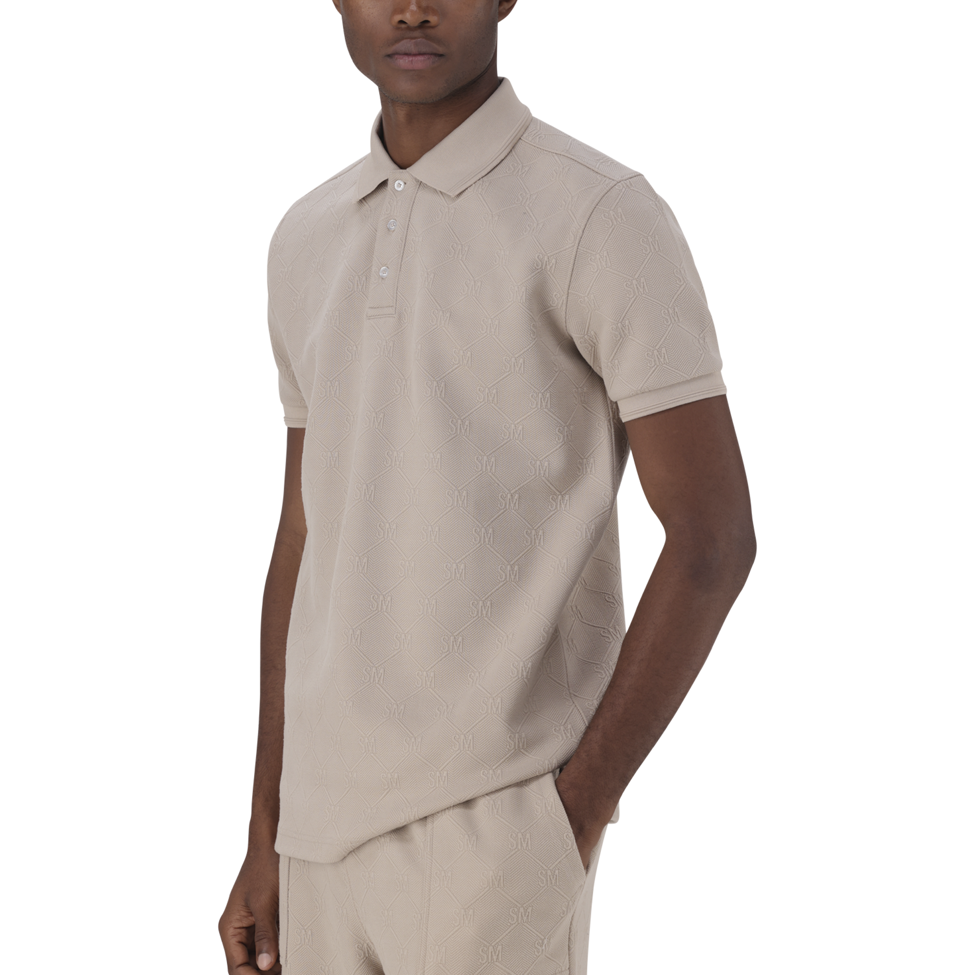 PAUL NEUTRAL JACQUARD GOLFER