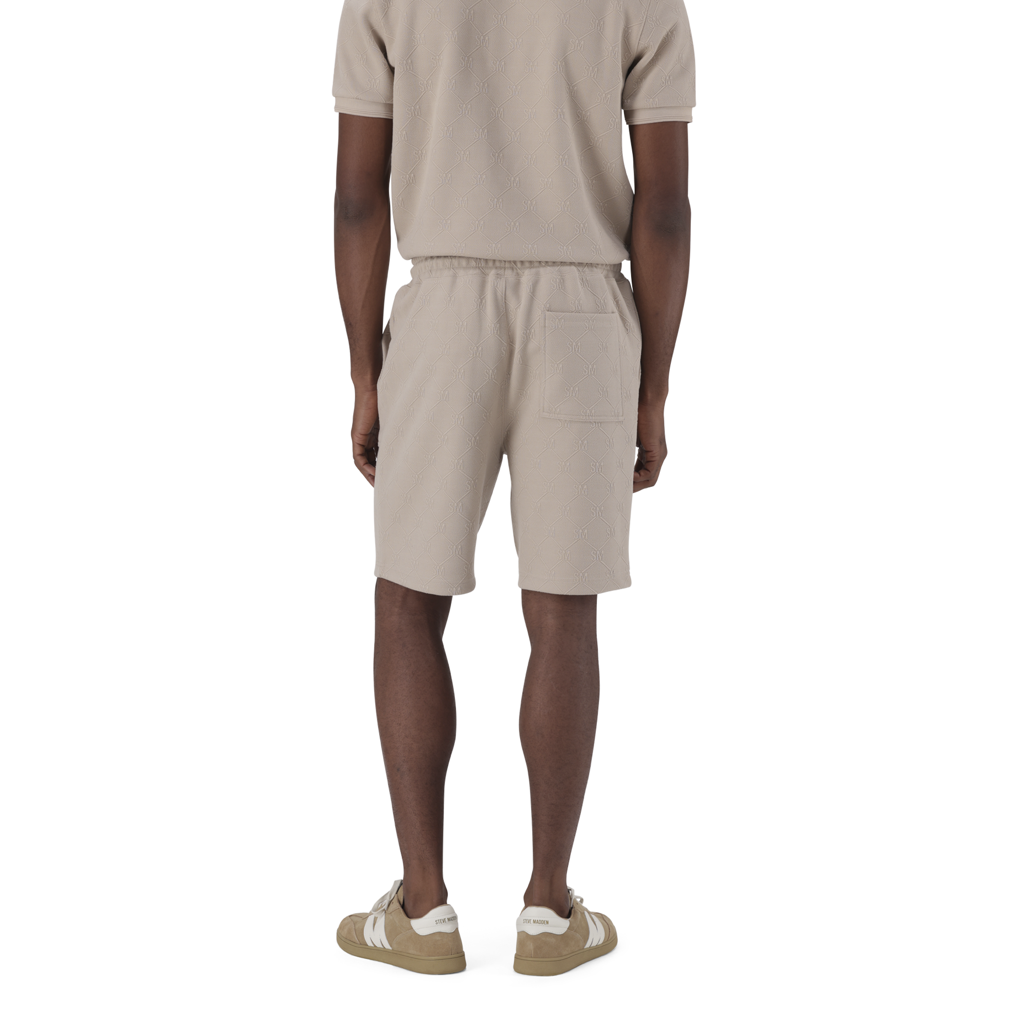 JASPER NEUTRAL JACQUARD SHORTS