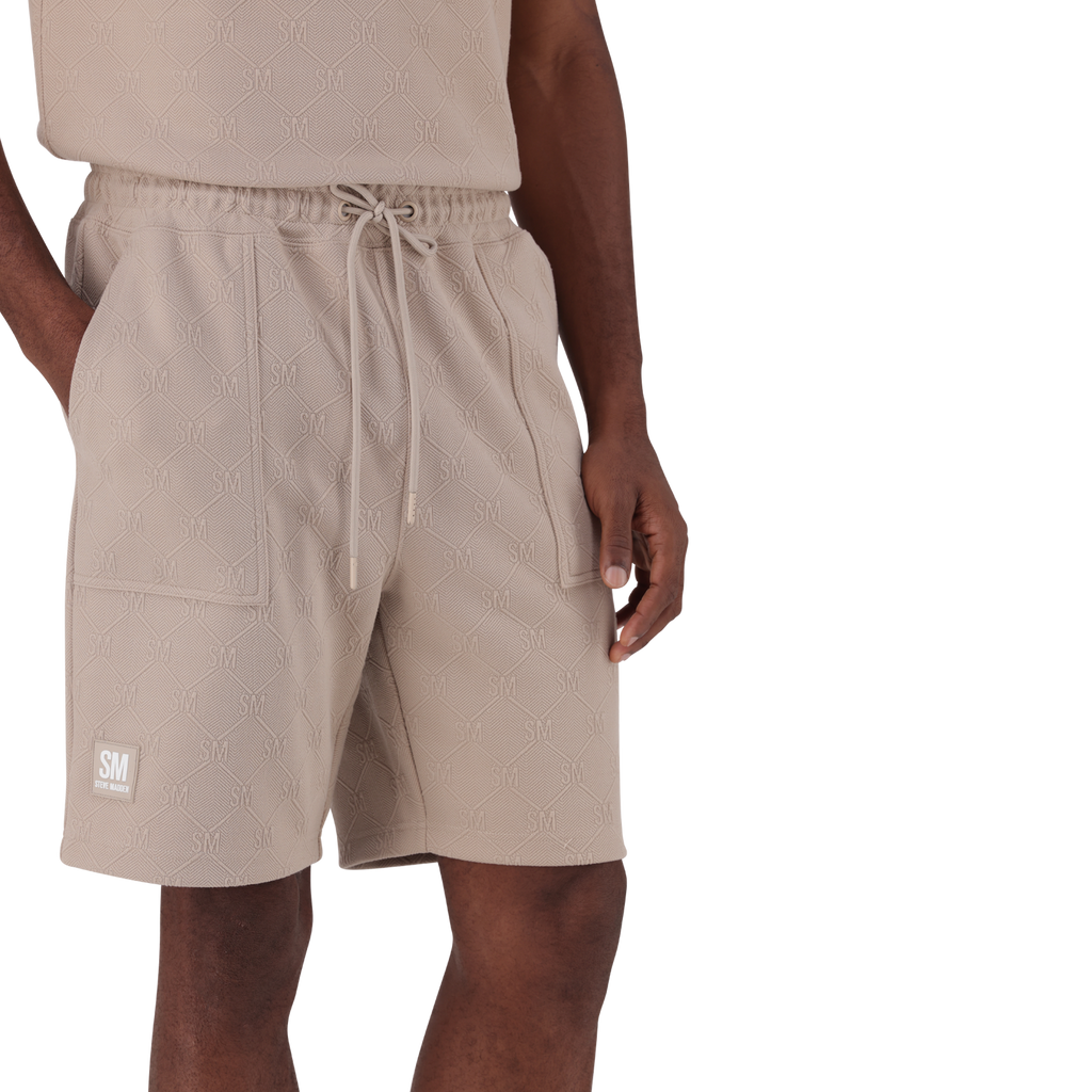 JASPER NEUTRAL JACQUARD SHORTS