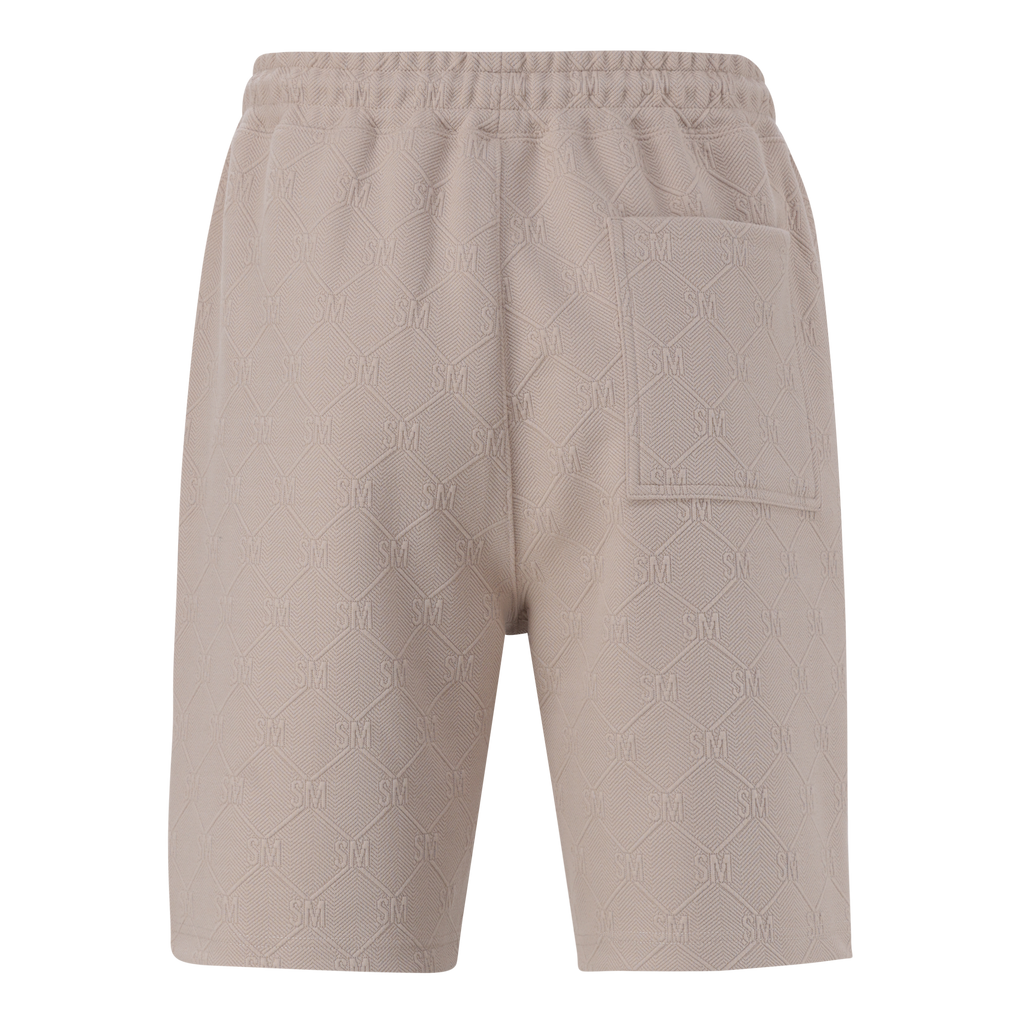 JASPER NEUTRAL JACQUARD SHORTS