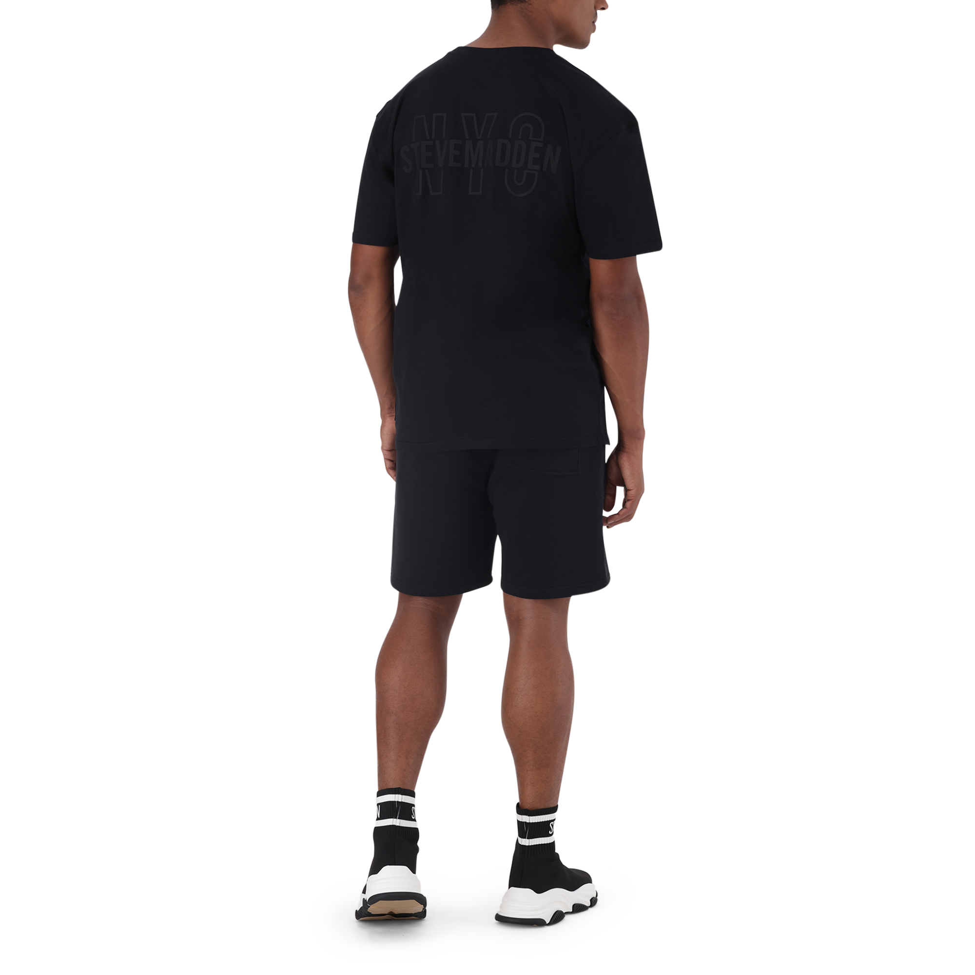 GRAYSON BLACK BOXY LOGO T-SHIRT