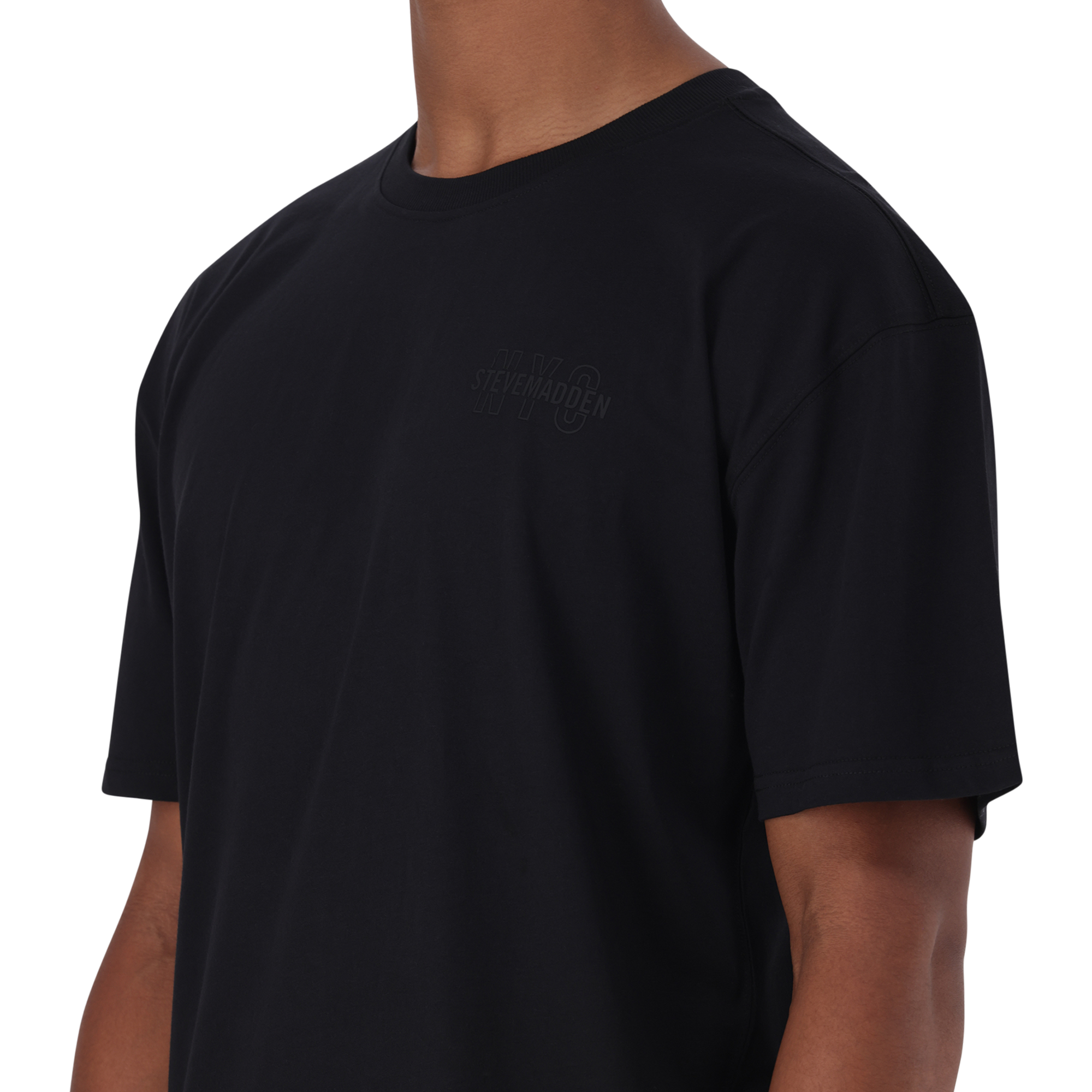 GRAYSON BLACK BOXY LOGO T-SHIRT