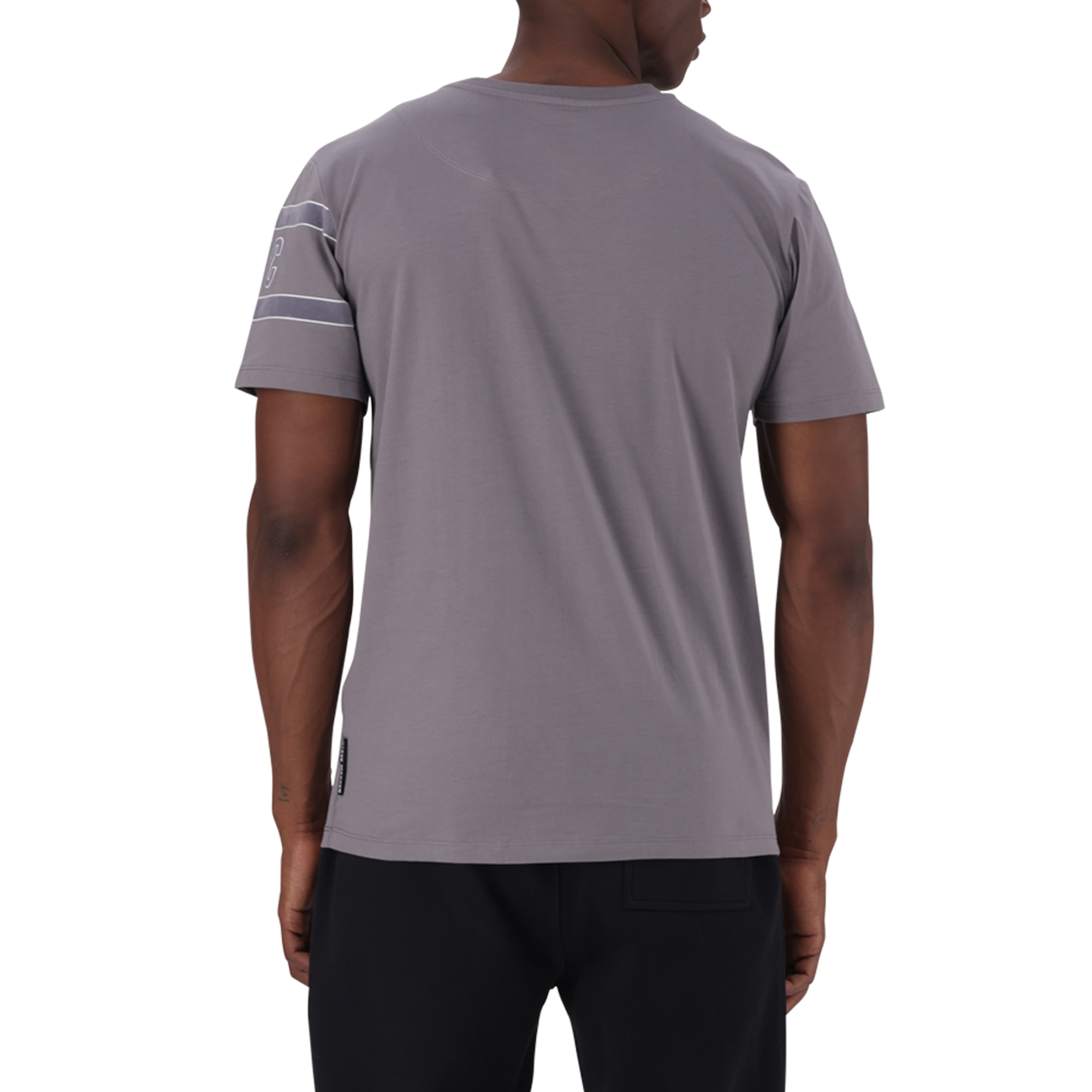 FINN GREY FLOCK CREW NECK T-SHIRT