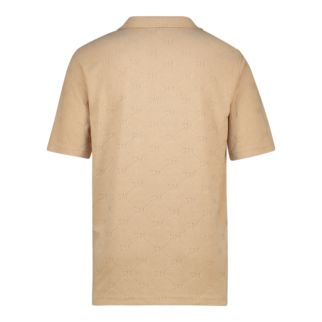 MADDOX DARK STONE EMBOSSED SHIRT