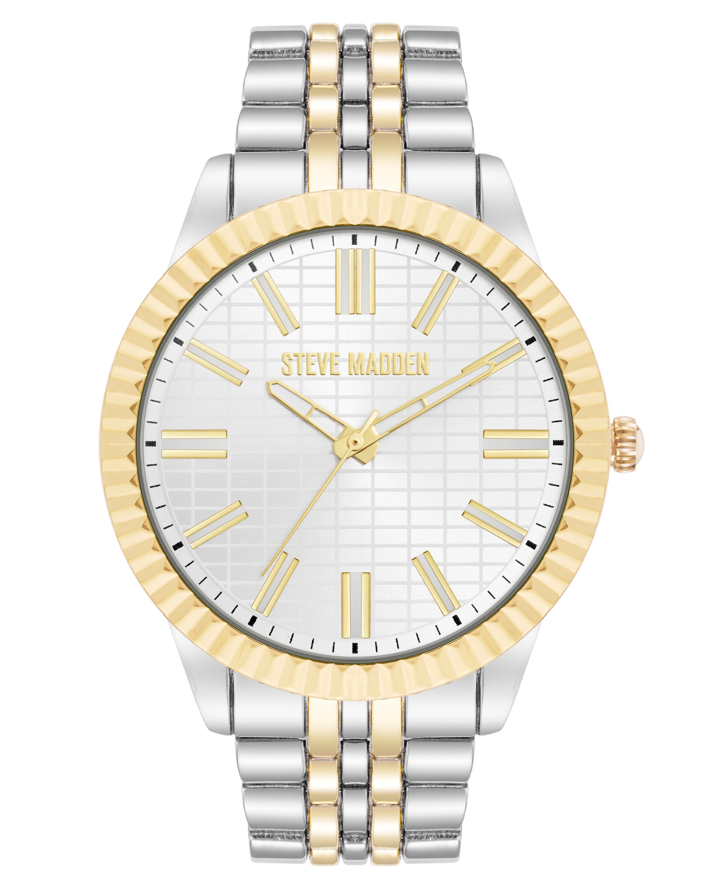 MADDEN BLEND MENS WATCH SILVER MULTI