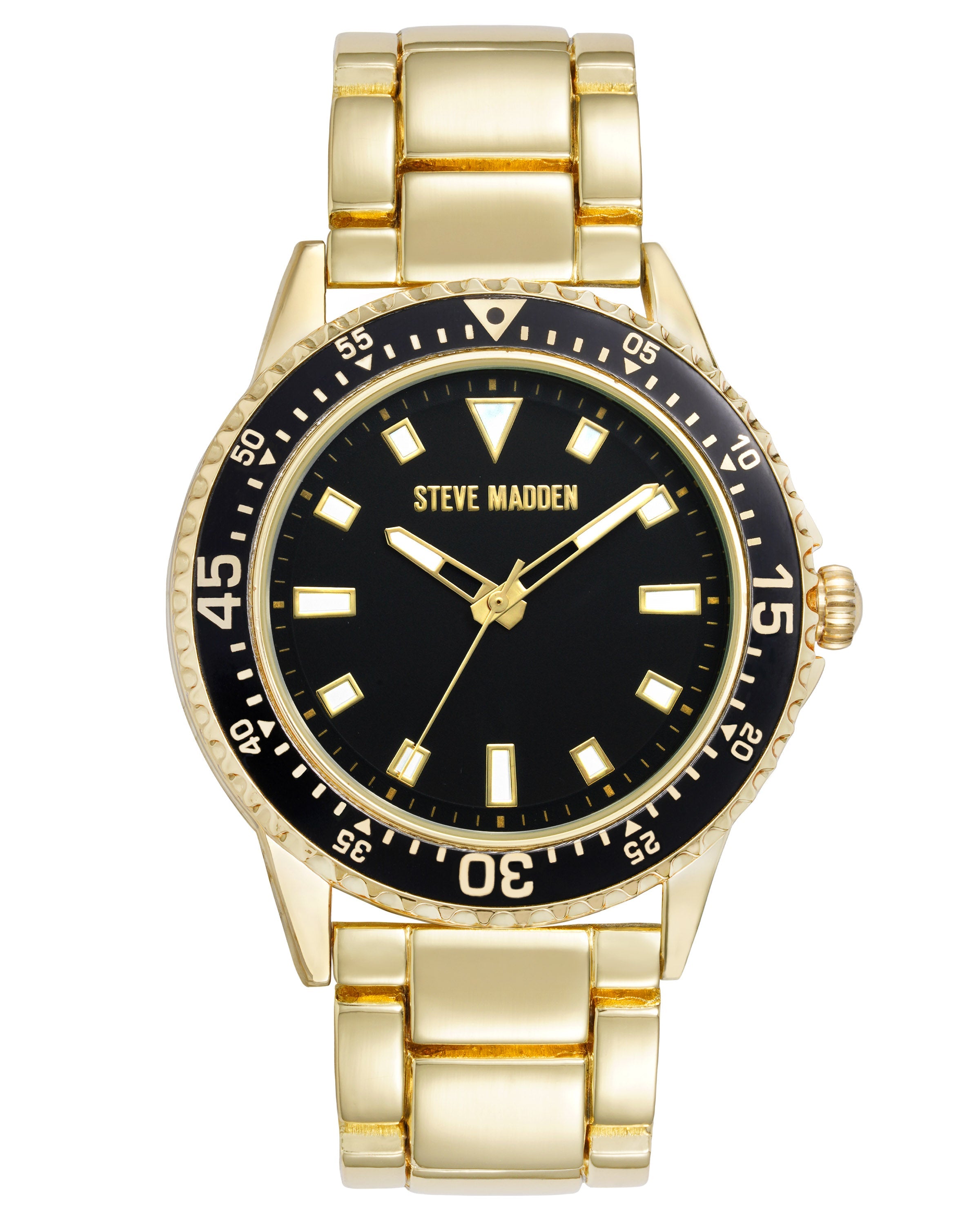 ELIJAH BLACK GOLD MENS WATCH BLACK GOLD