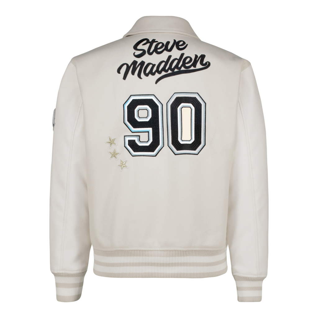JETT CREAM BASEBALL JACKET