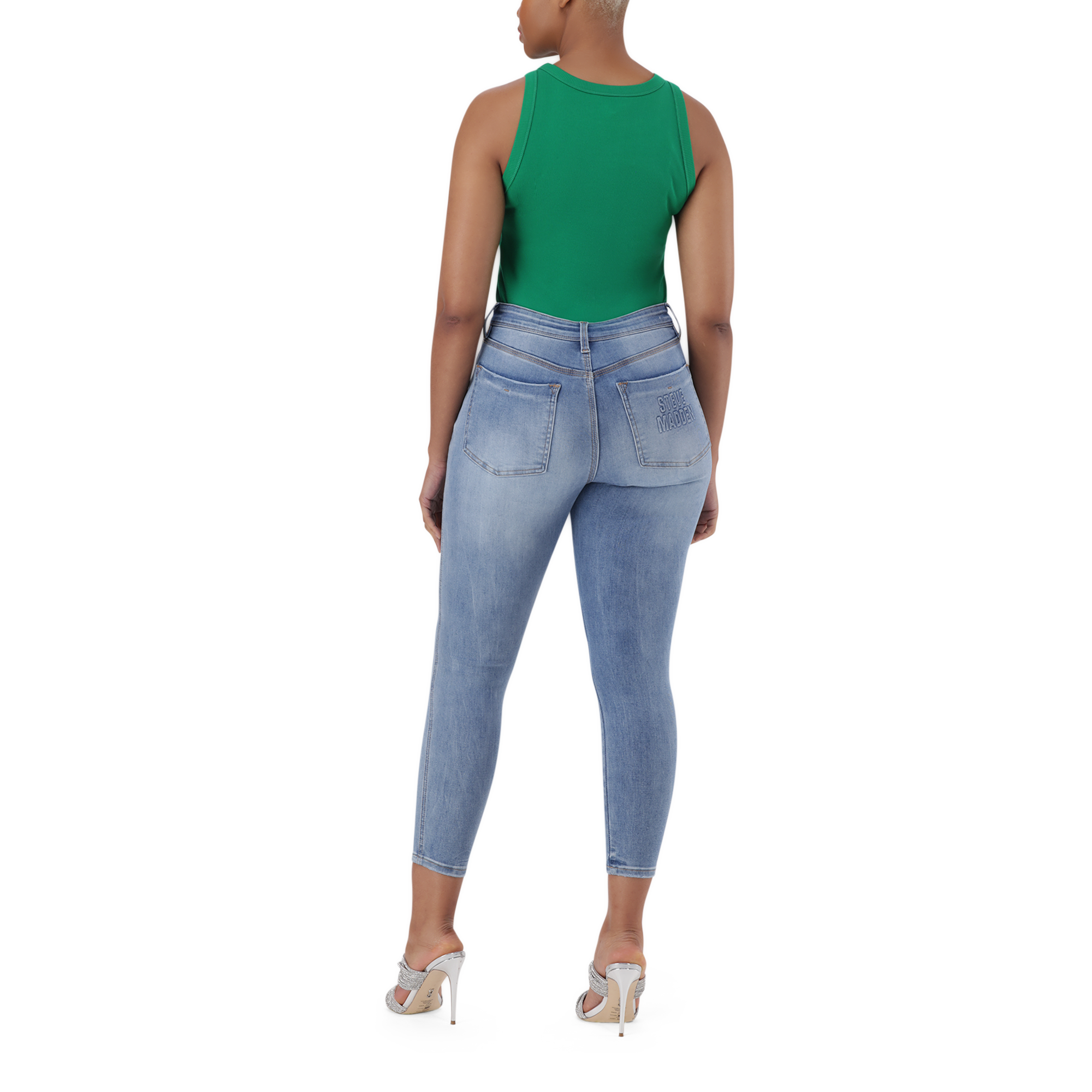 EVA CURVY MID WASH SKINNY