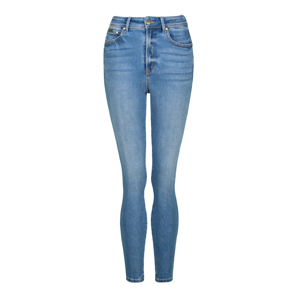 ZOE CONTOUR CURVY MID WASH SKINNY