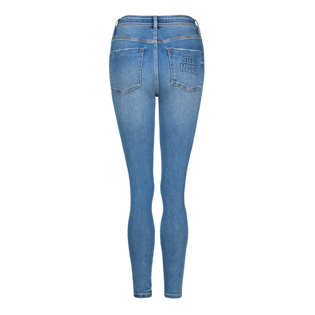 ZOE CONTOUR CURVY MID WASH SKINNY