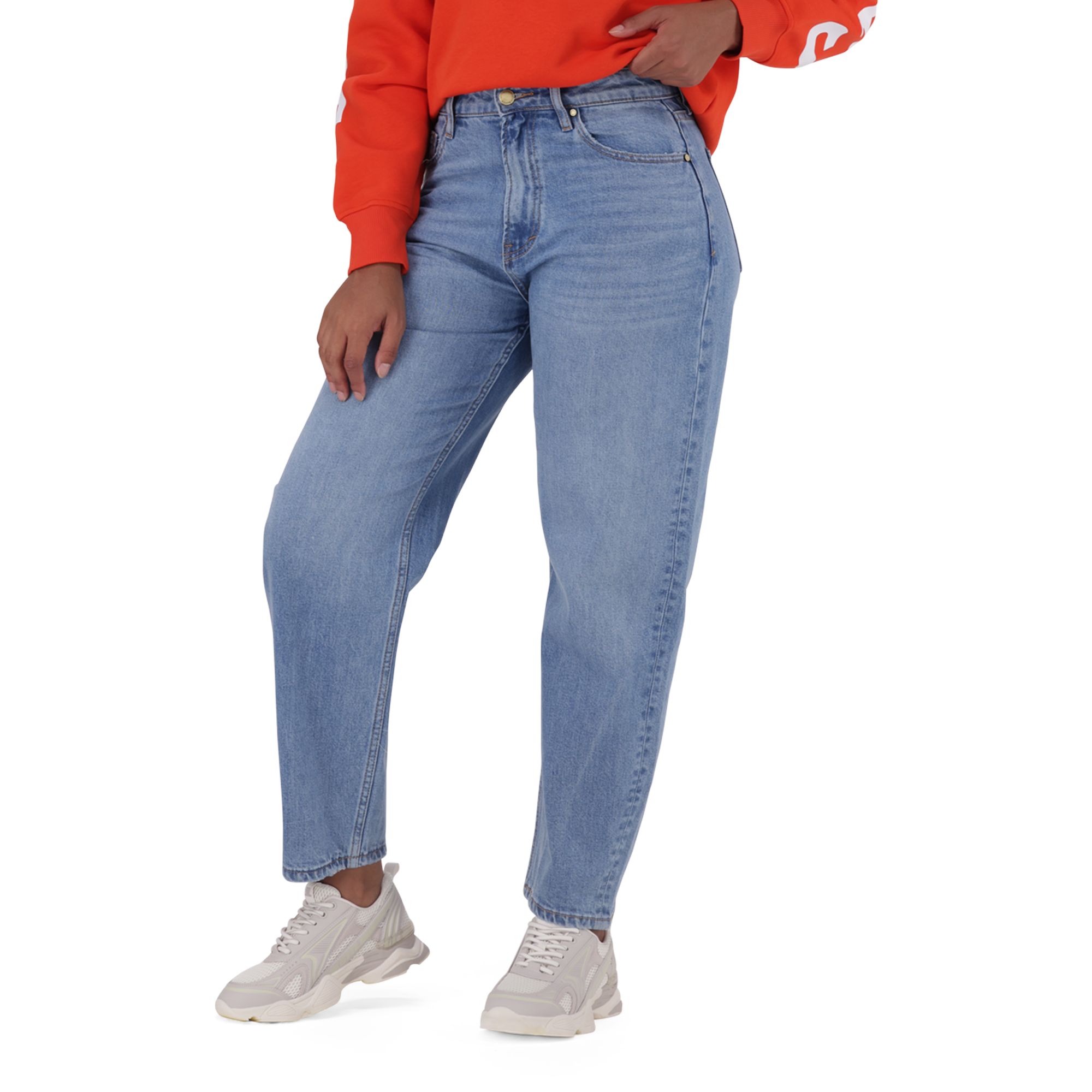 MILLIE BARREL MID BLUE JEANS