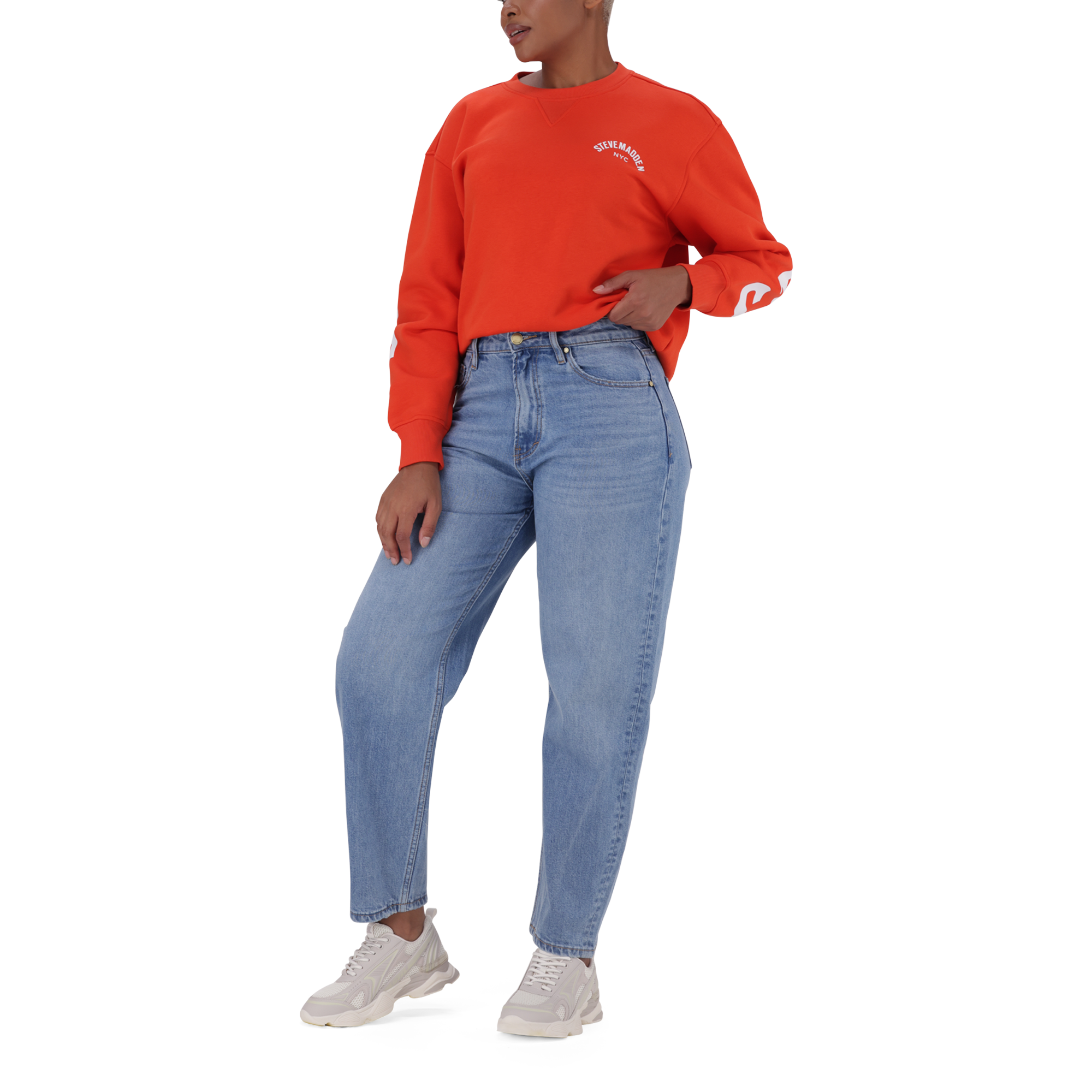 MILLIE BARREL MID BLUE JEANS