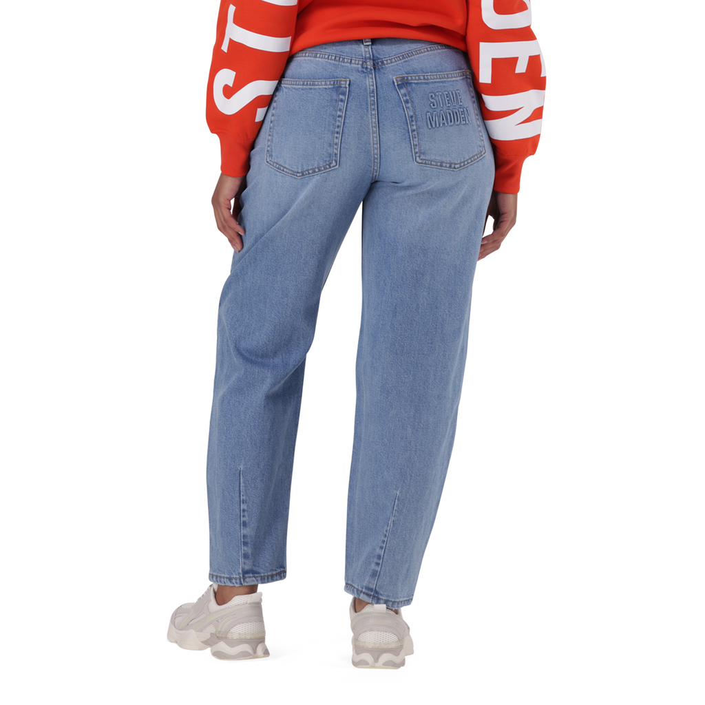 MILLIE BARREL MID BLUE JEANS