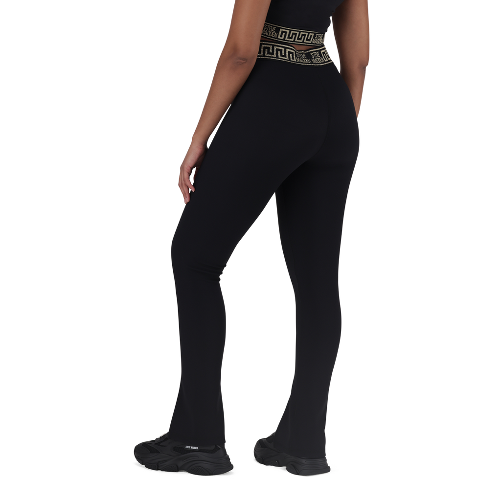 BAILEE BLACK FLARE SPLIT FRONT LEGGING