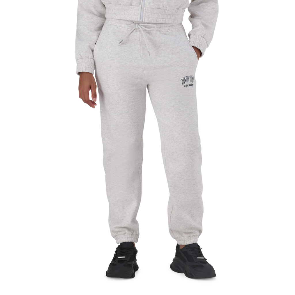 CATHERIN GREY MELANGE FLEECE JOGGER