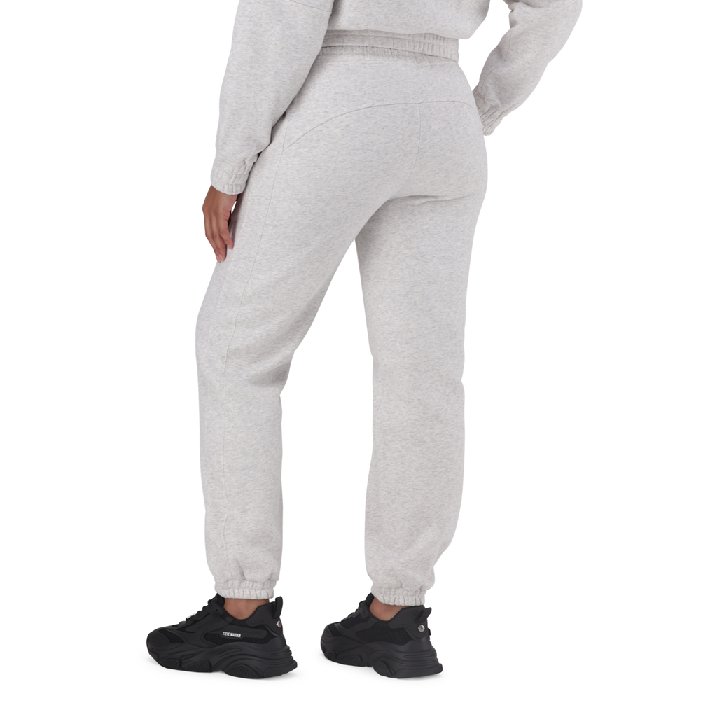 CATHERIN GREY MELANGE FLEECE JOGGER