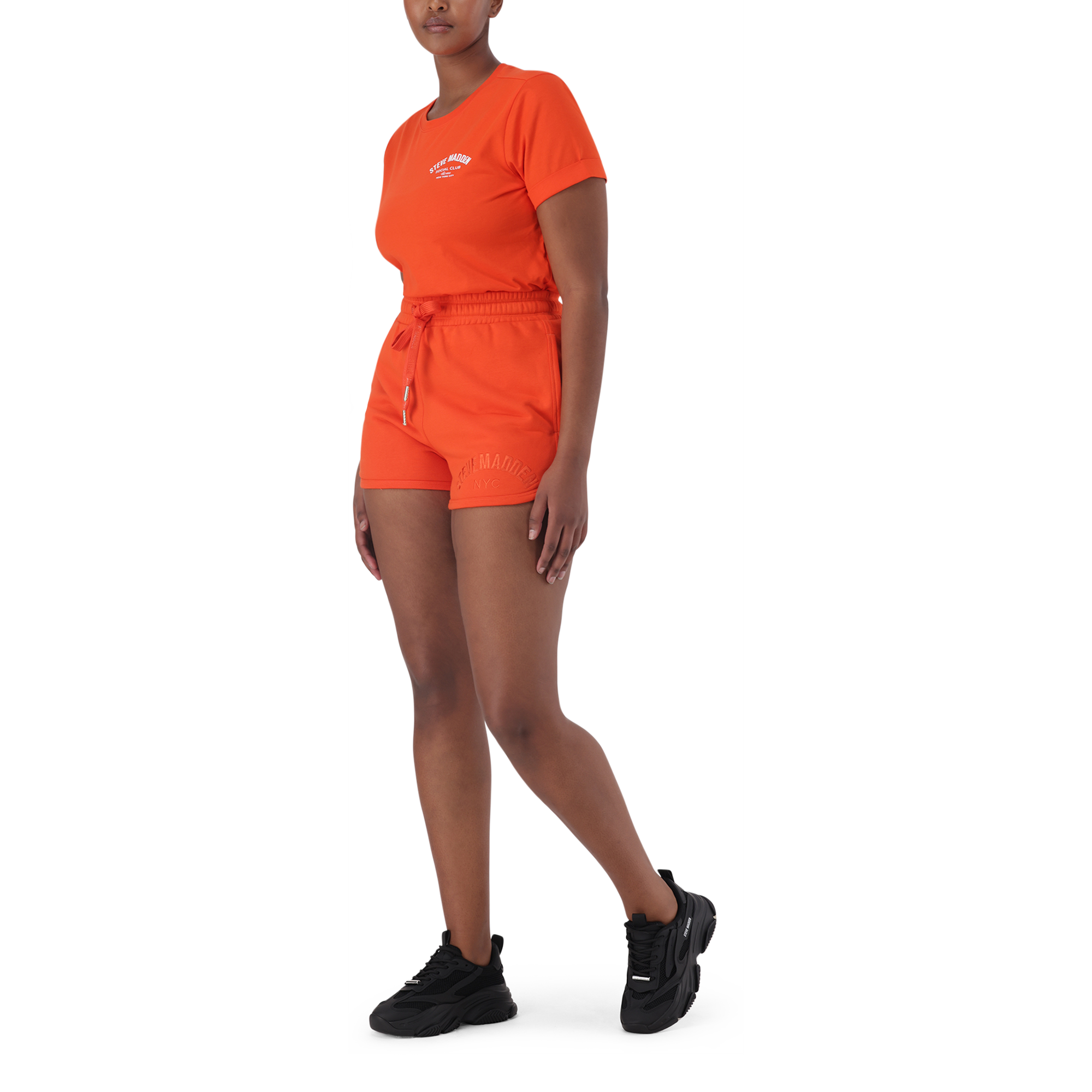 TAMSYN TANGERINE JOGGER SHORTS