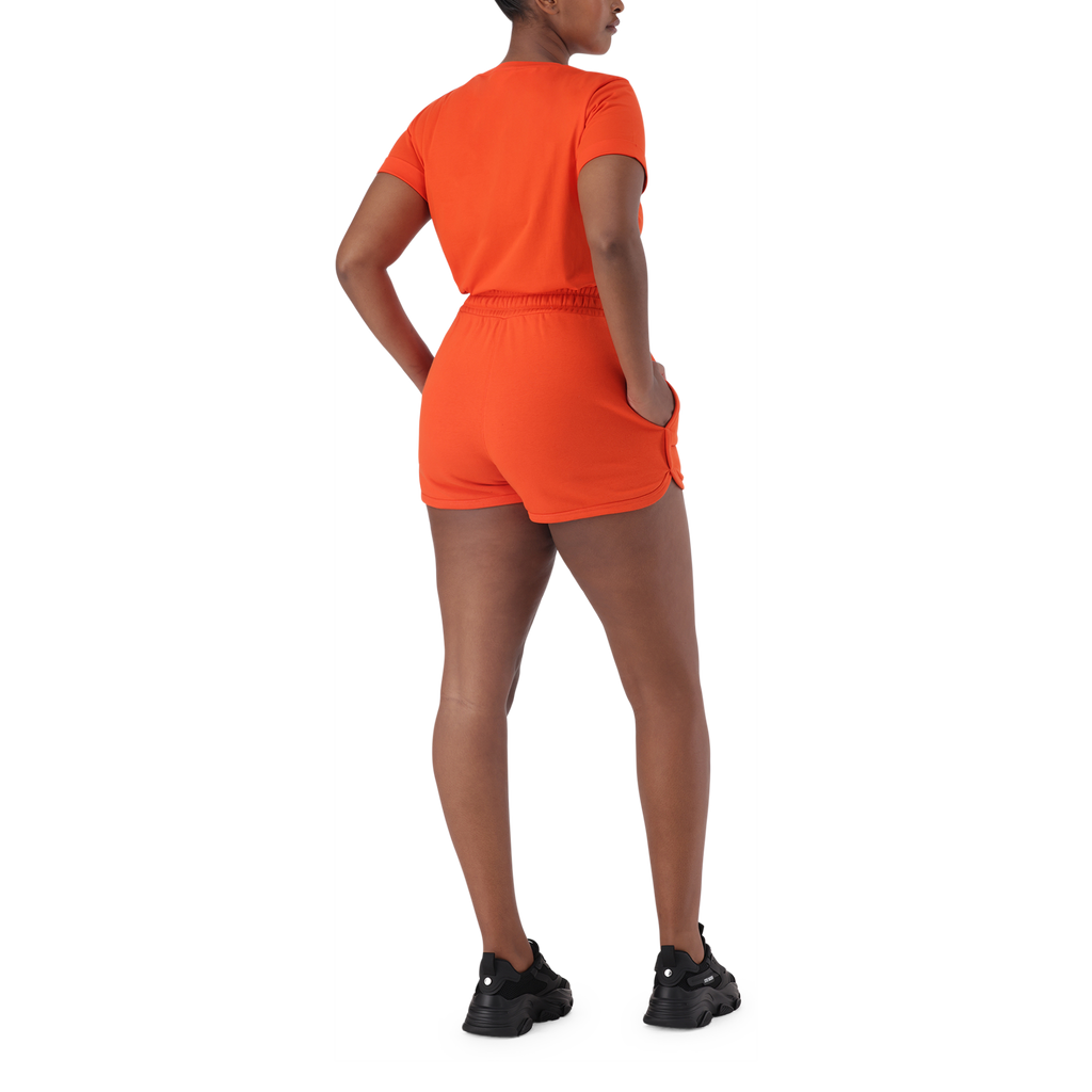 TAMSYN TANGERINE JOGGER SHORTS