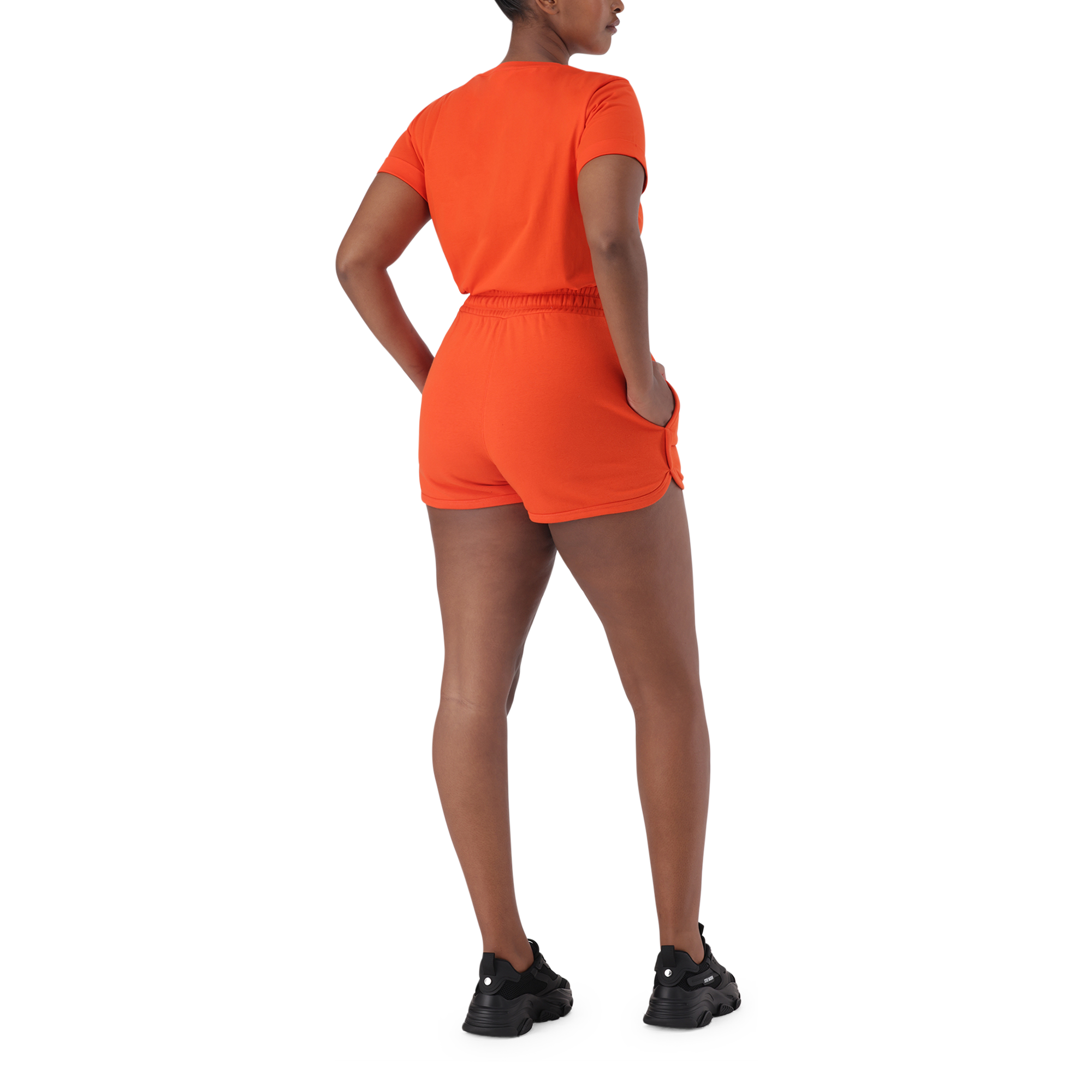 TAMSYN TANGERINE JOGGER SHORTS
