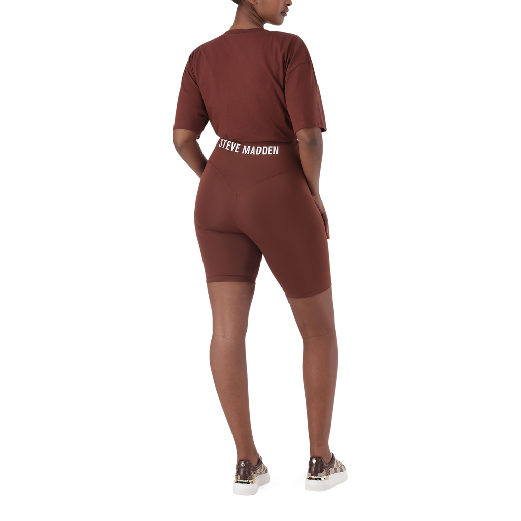 QUINN TOBACCO BIKER SHORTS