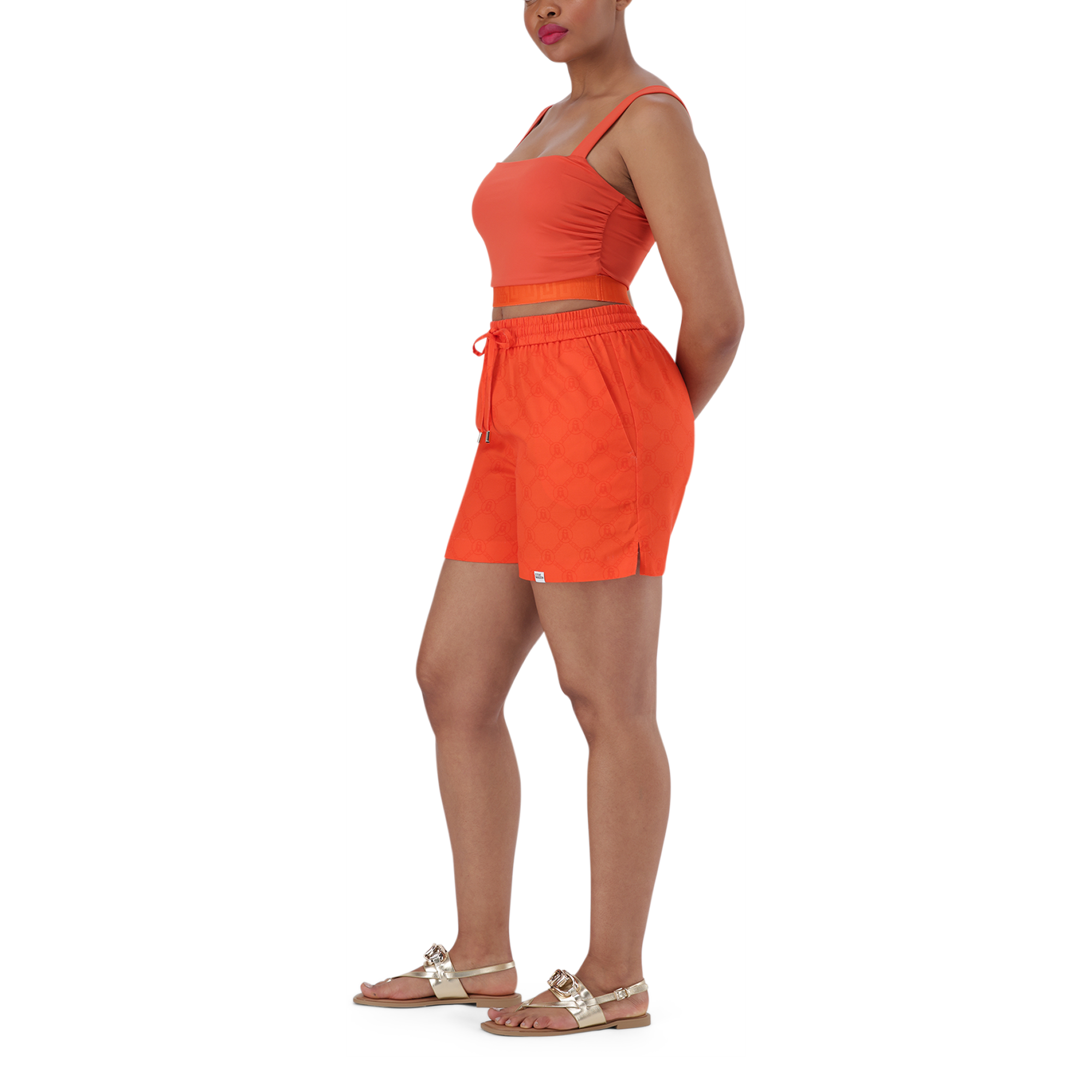 REMY TANGERINE SHORTS
