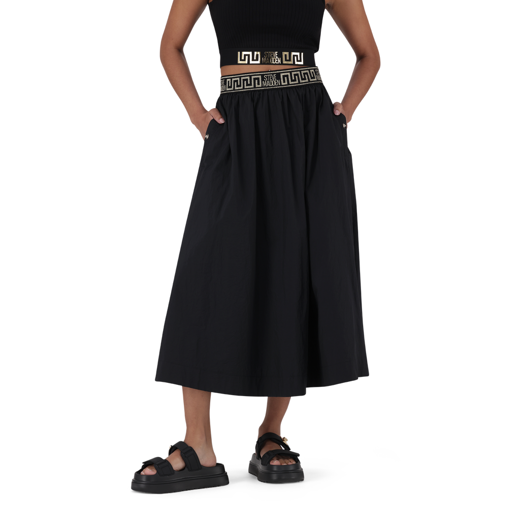 FAE BLACK FLARE SKIRT