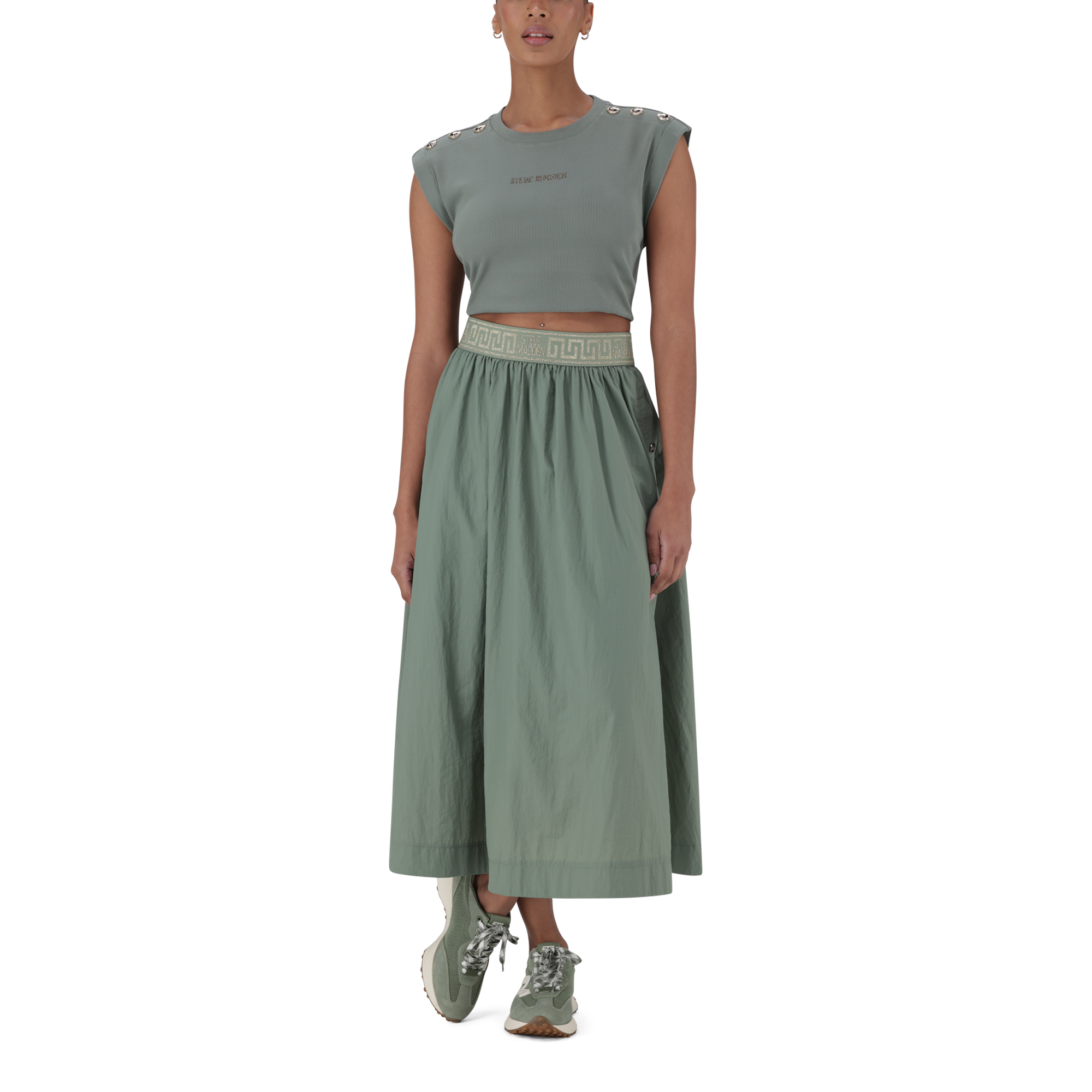 FAE FATIGUE FLARE SKIRT