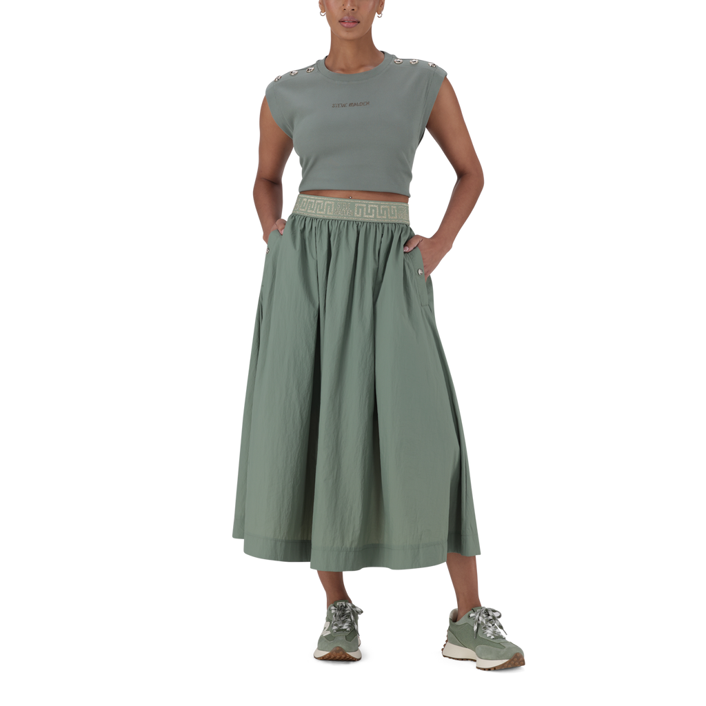 FAE FATIGUE FLARE SKIRT
