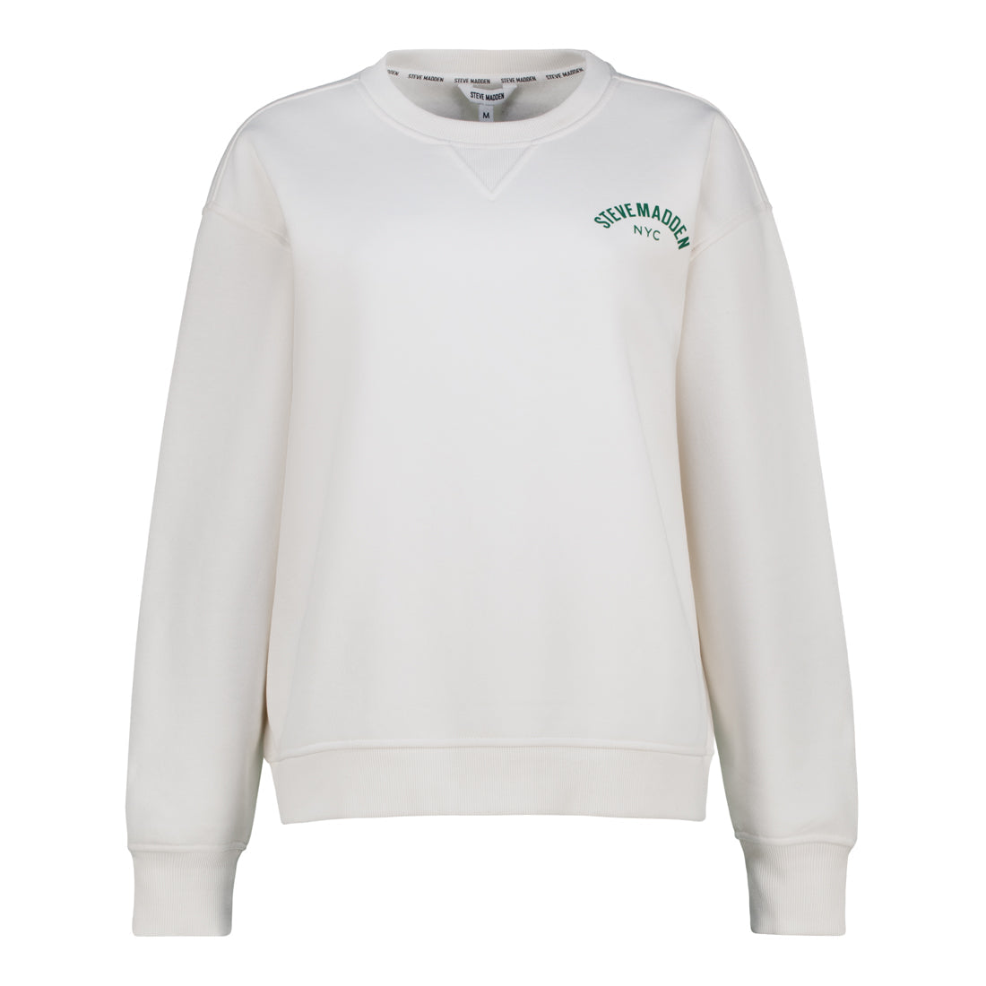 AMELIA CREAM OVERSIZED CREW NECK FLEECE SWEAT