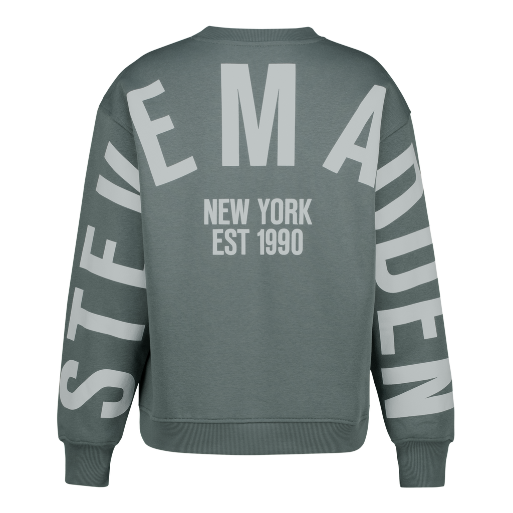 AMELIA SAGE OVERSIZED CREW NECK FLEECE SWEAT